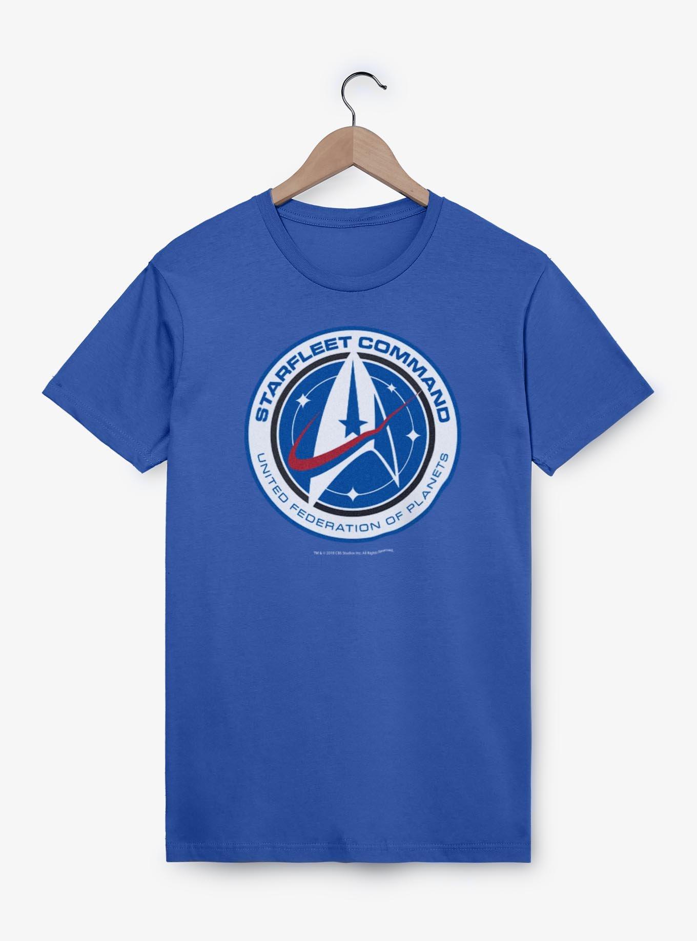 Star Trek Starfleet Command Badge T-Shirt, ROYAL, hi-res