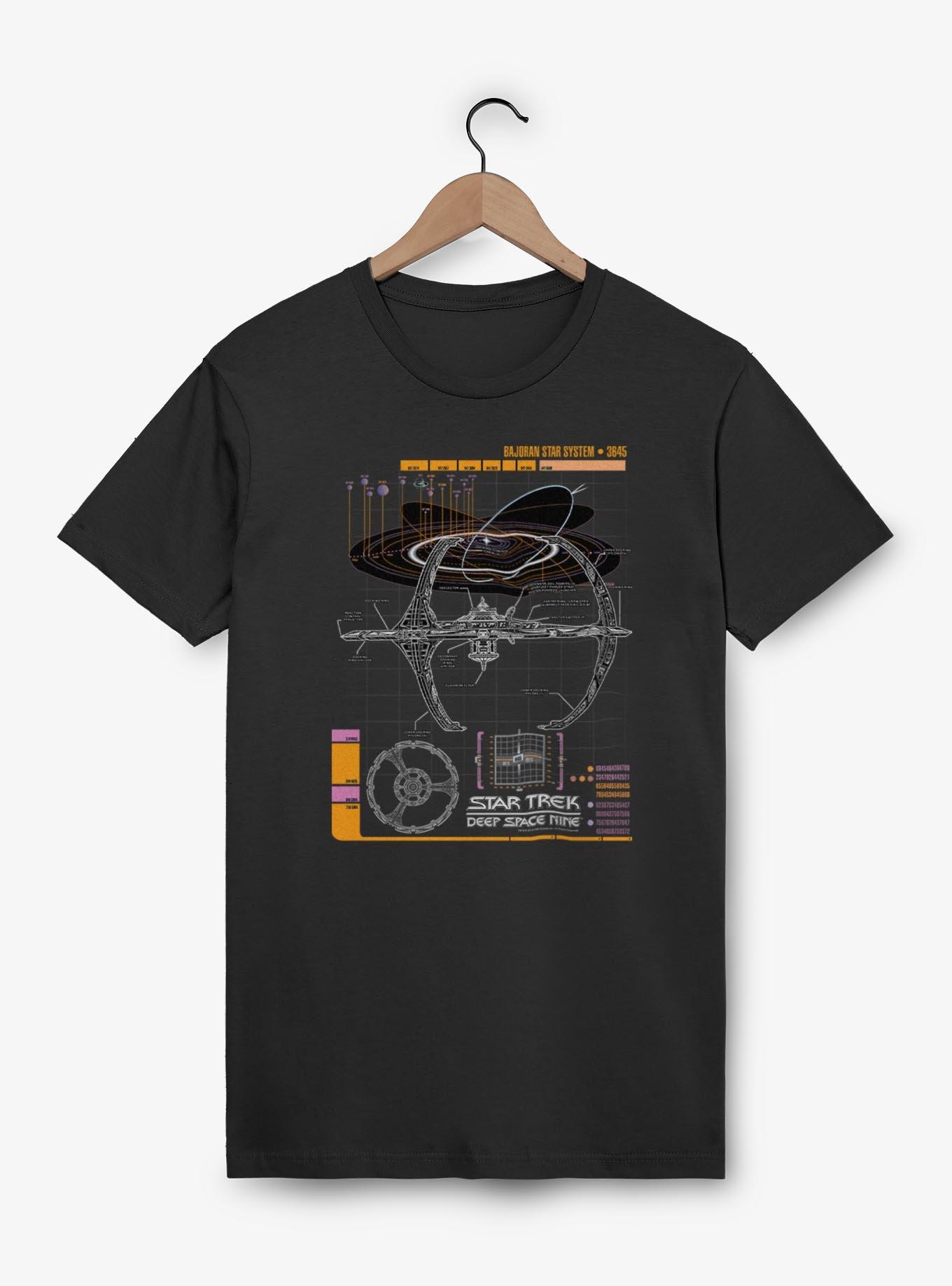 Star Trek Nine Schematic T-Shirt, , hi-res
