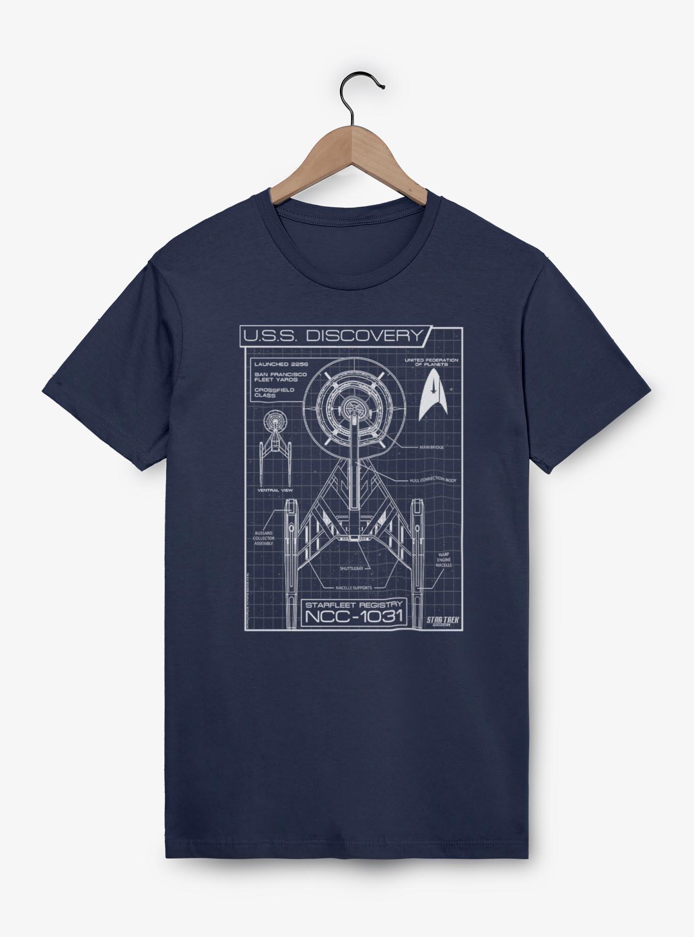 Star Trek Discovery Schematics T-Shirt, , hi-res