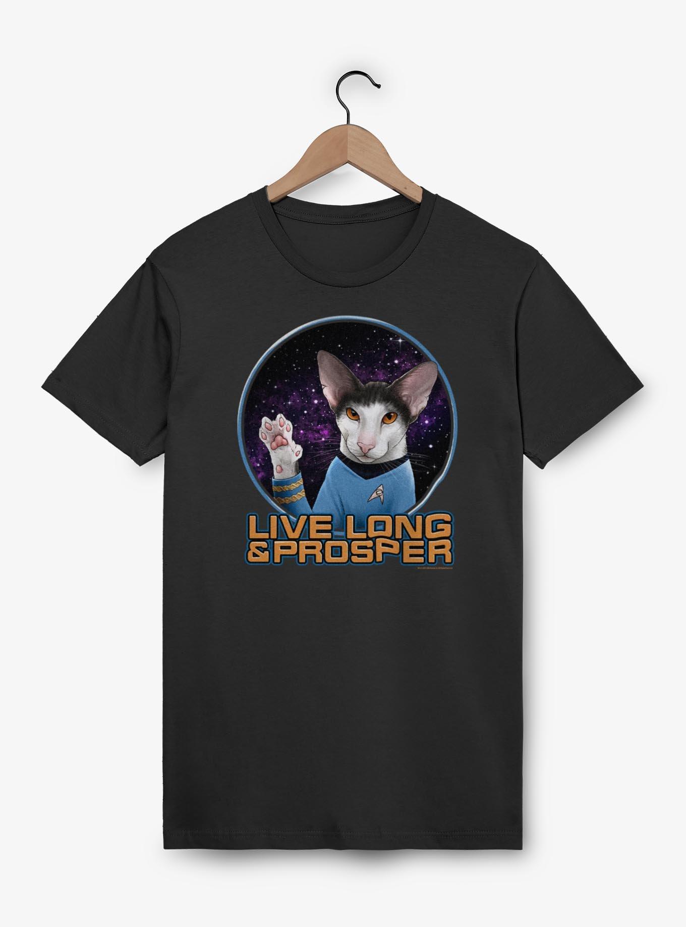 Star Trek Spock Cat Prospurr T-Shirt, BLACK, hi-res