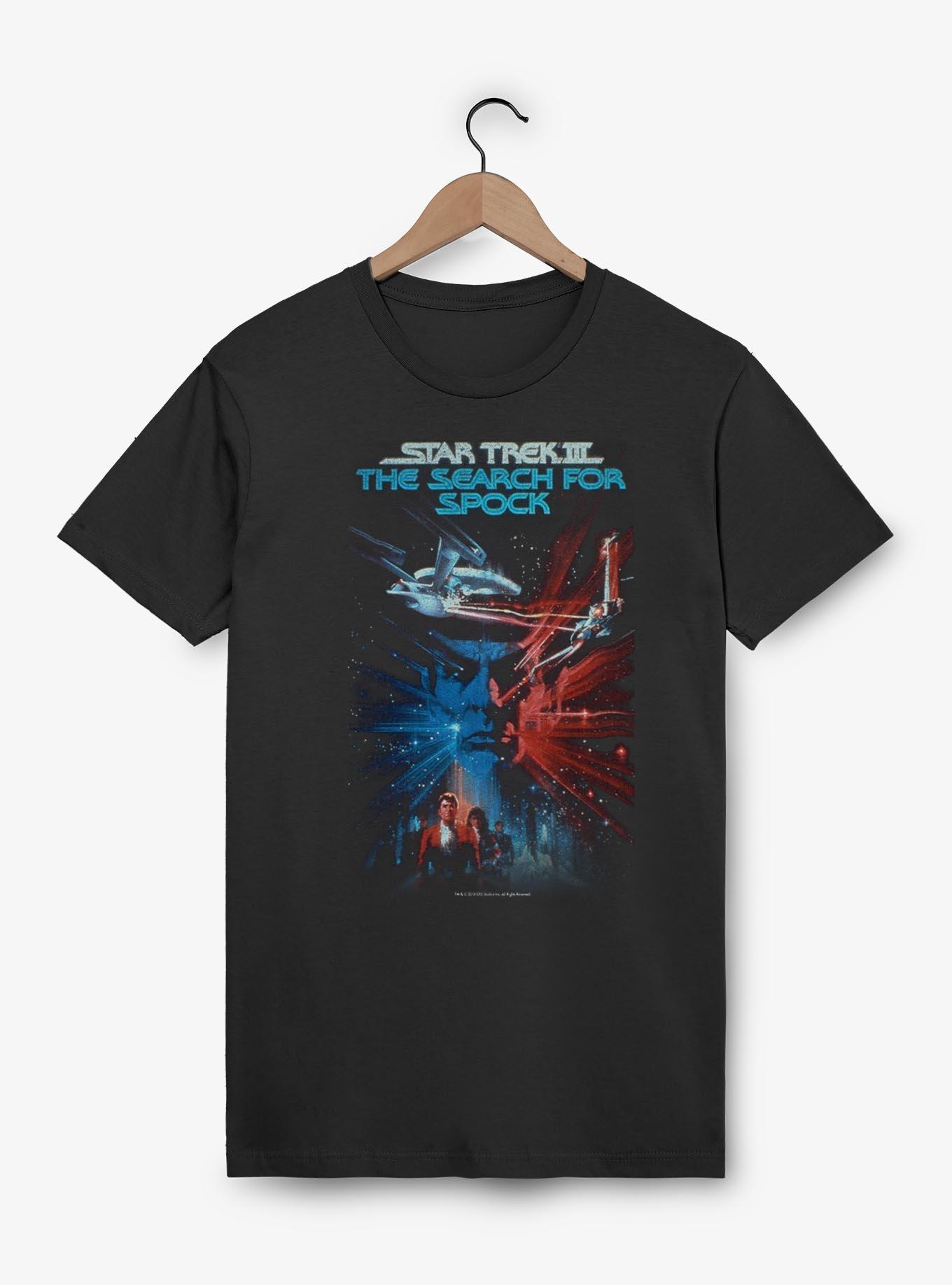 Star Trek The Search For Spock Poster T-Shirt, BLACK, hi-res