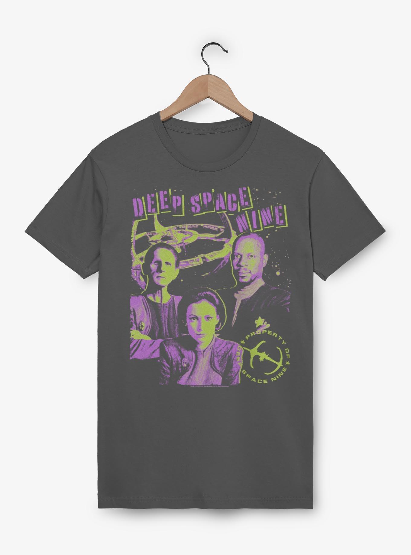 Star Trek Deep Space Nine Poster Garment Dye T-Shirt, PEPPER, hi-res