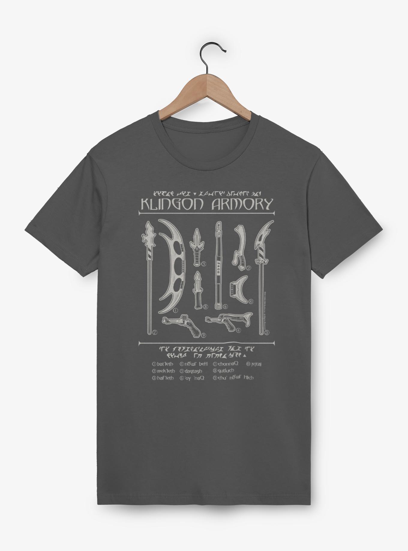 Star Trek Klingon Armory Garment Dye T-Shirt, PEPPER, hi-res