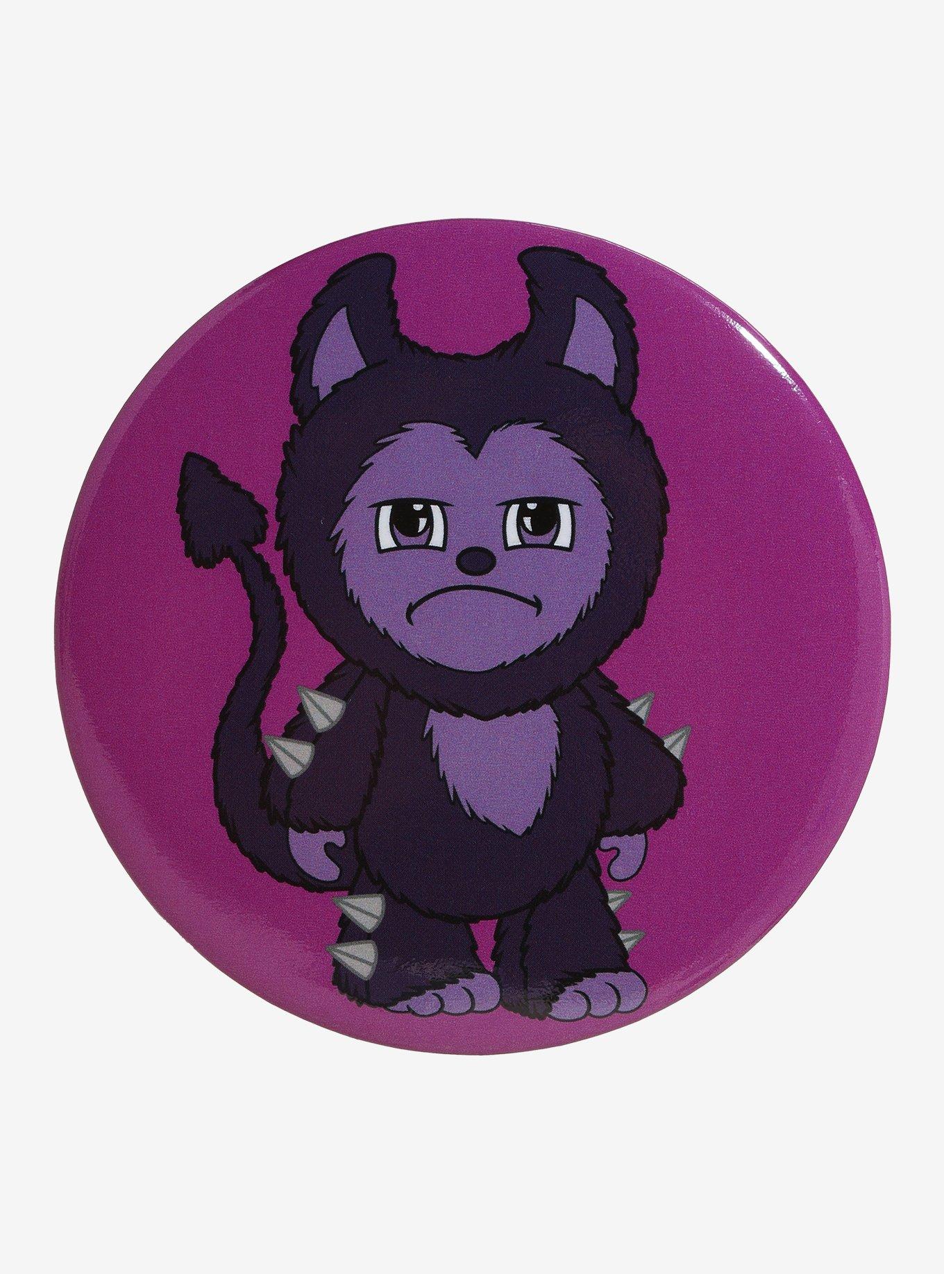 Furryloos Grumpy 3 Inch Button, , hi-res