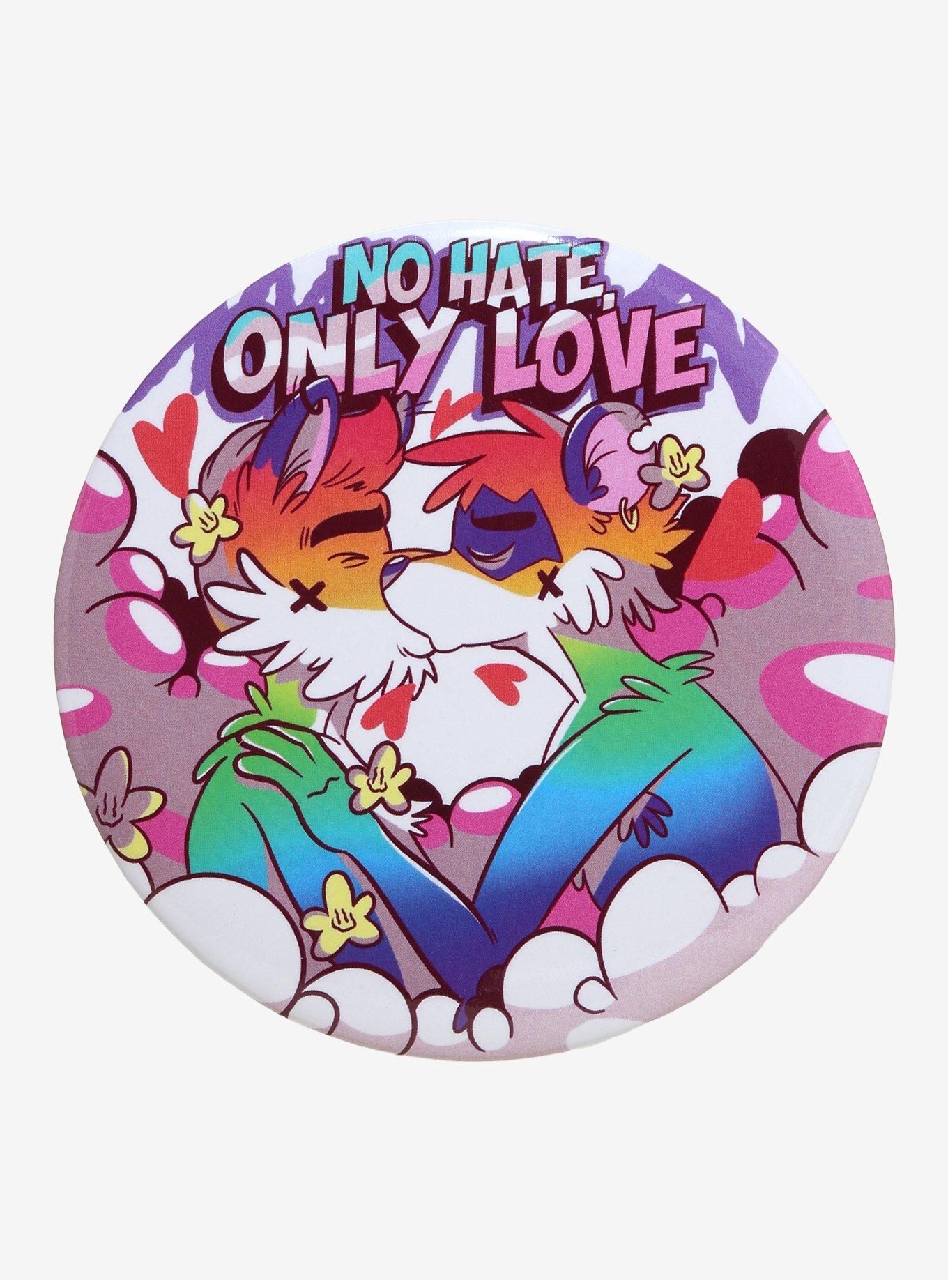 ArtyChikle Only Love 3 Inch Button, , hi-res