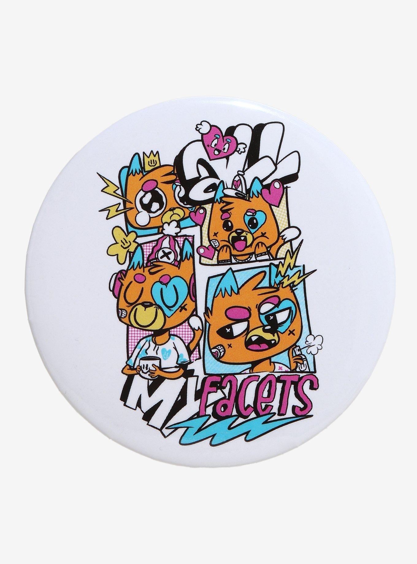 ArtyChikle My Facets 3 Inch Button, , hi-res