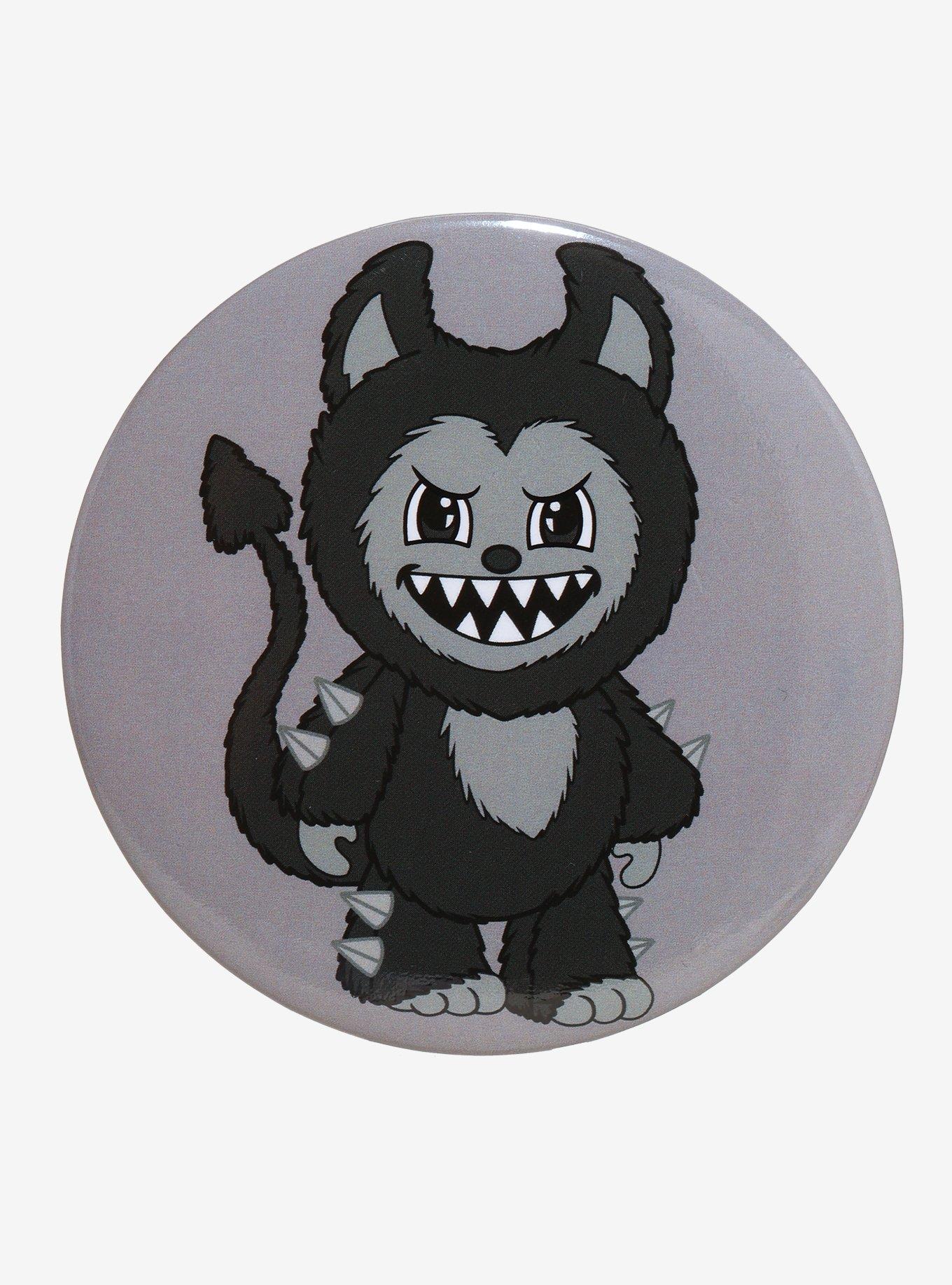 Furryloos Sinister 3 Inch Button, , hi-res