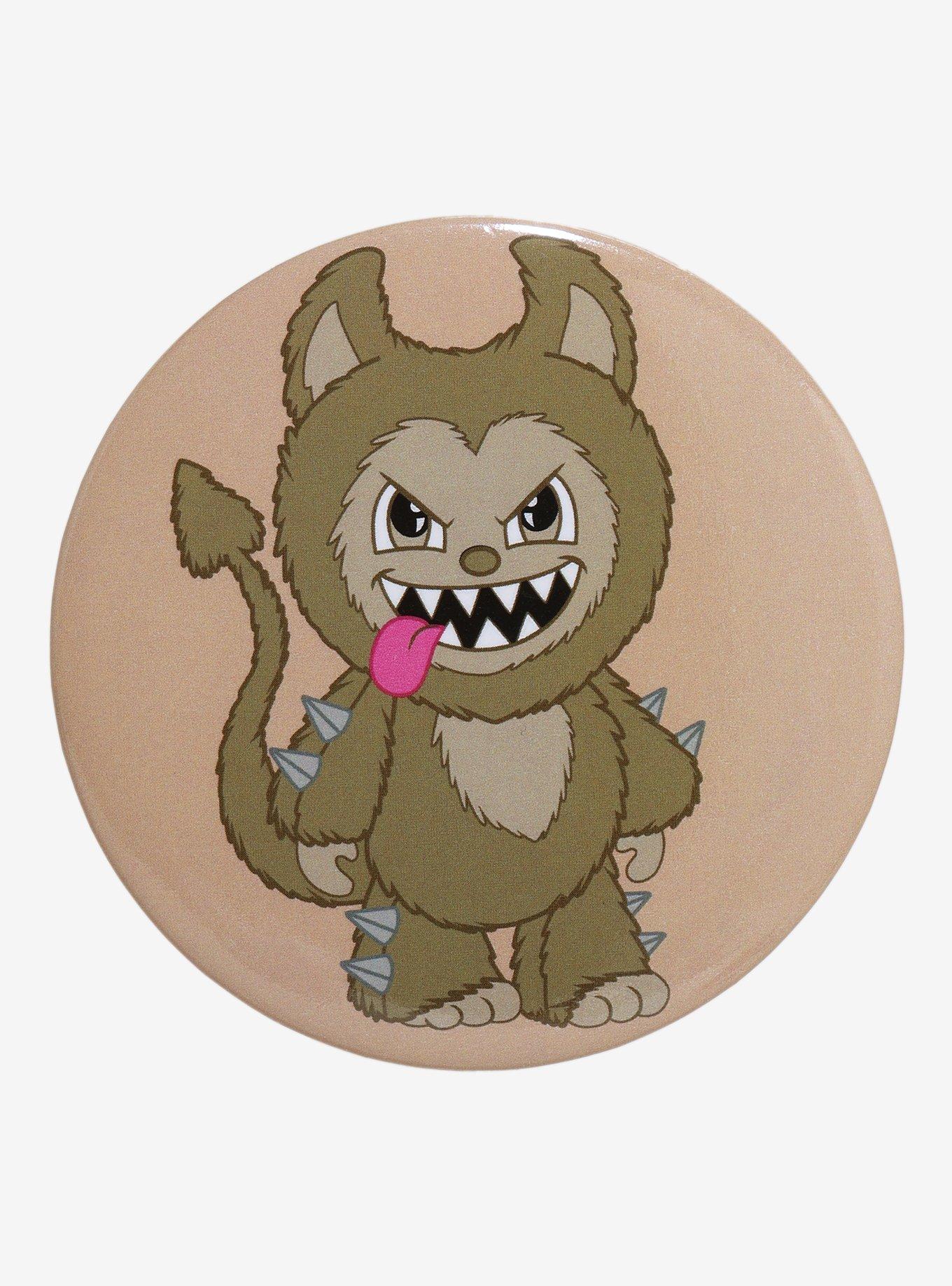 Furryloos Mischief 3 Inch Button, , hi-res