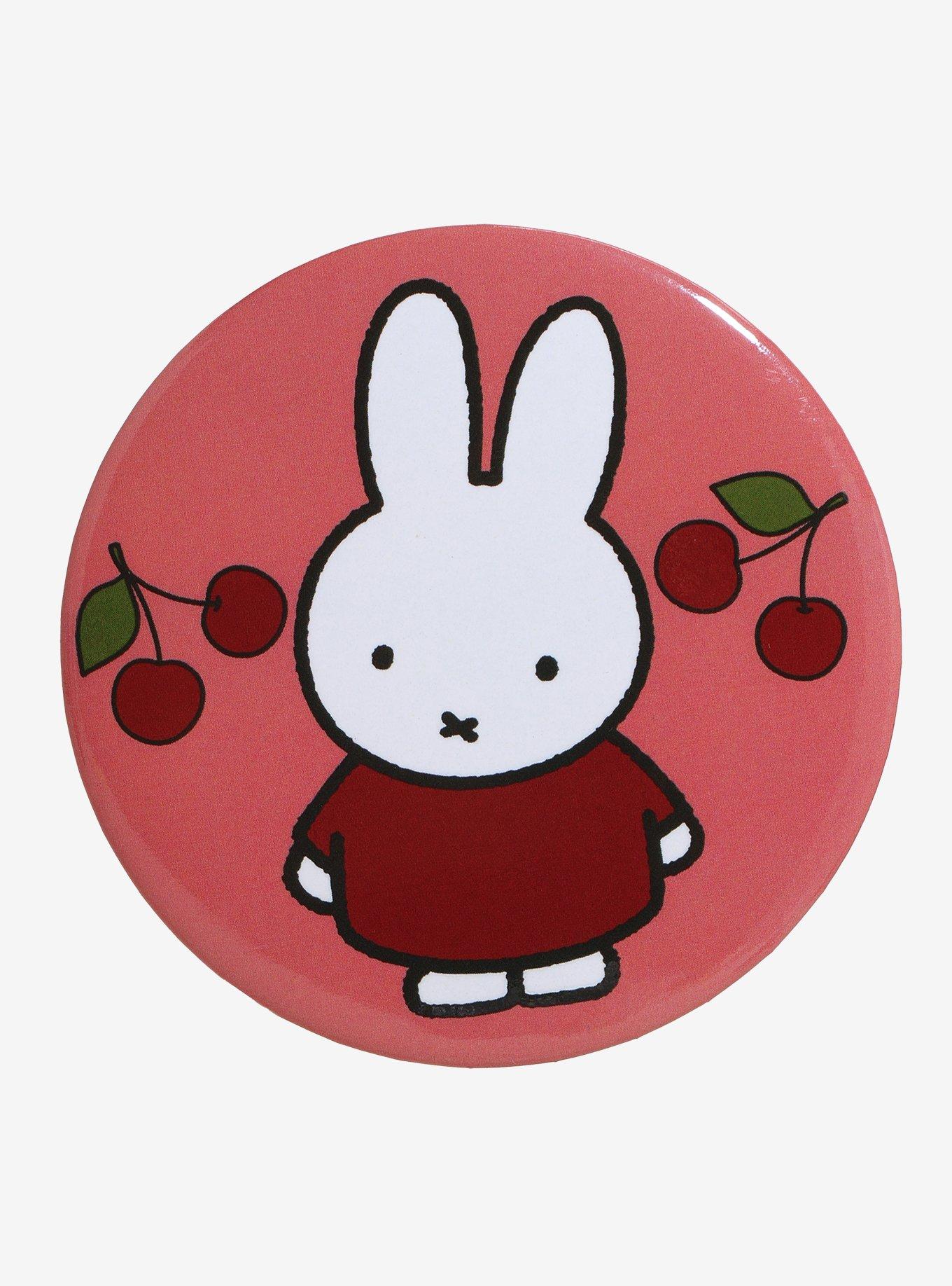 Miffy Cherry 3 Inch Button, , hi-res