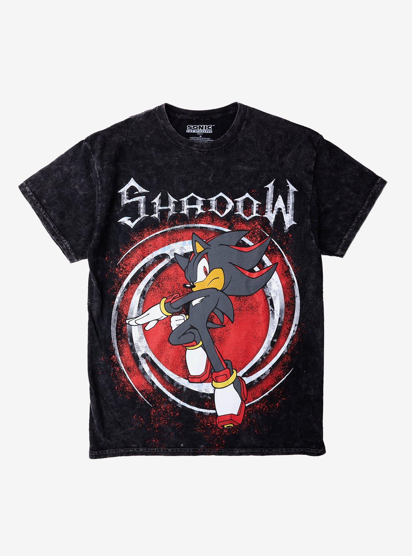 Sonic The Hedgehog Shadow Mineral Wash Girls T-Shirt, , hi-res