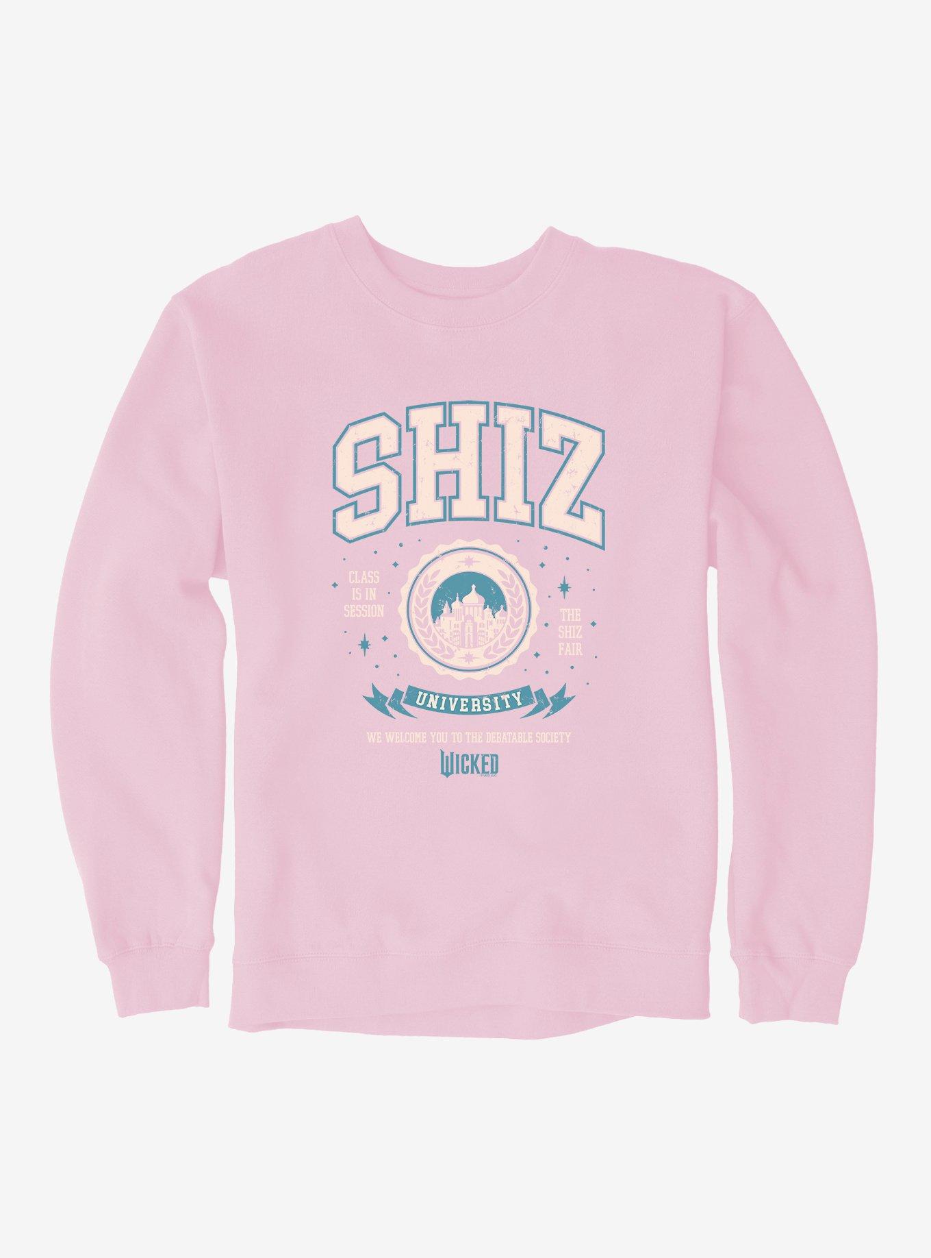 Wicked Shiz University Sweatshirt, LIGHT PINK, hi-res