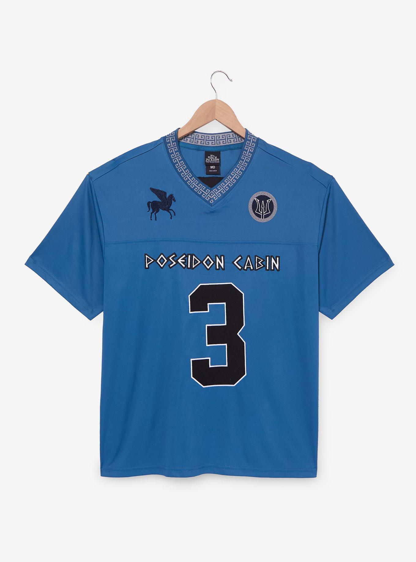 Percy Jackson and The Olympians Poseidon Cabin Football Jersey - BoxLunch Exclusive, , hi-res
