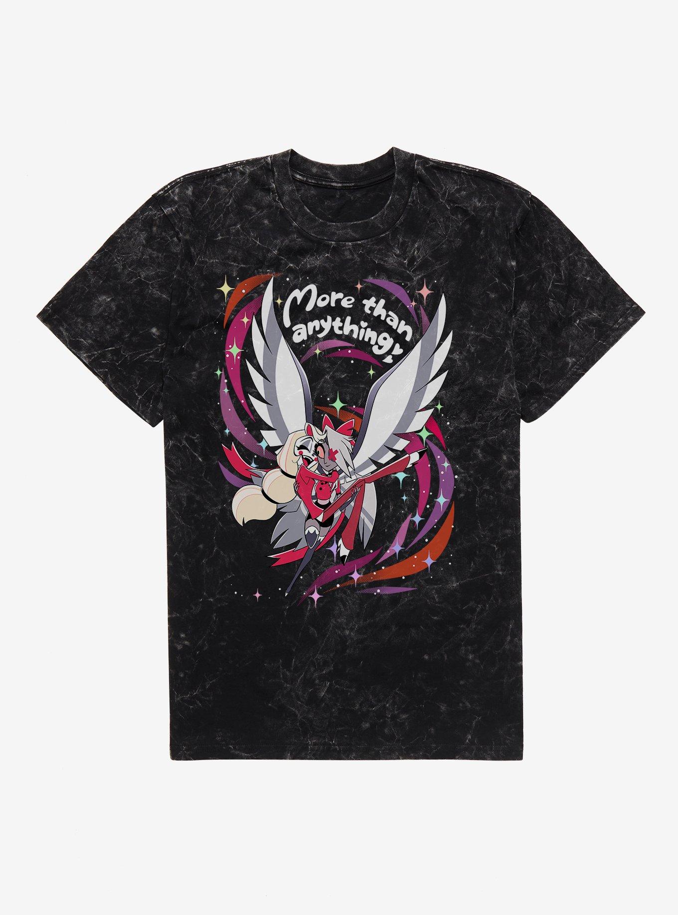 Hazbin Hotel Love More Than Anything Mineral Wash T-Shirt, , hi-res