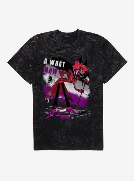 Hazbin Hotel Alastor What Now Mineral Wash T-Shirt - BLACK | Hot Topic