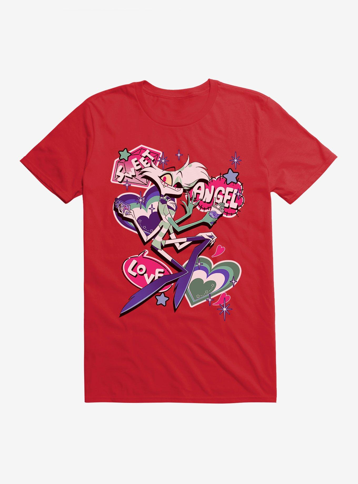 Hazbin Hotel Sweet Angel Love Angel Dust T-Shirt, , hi-res