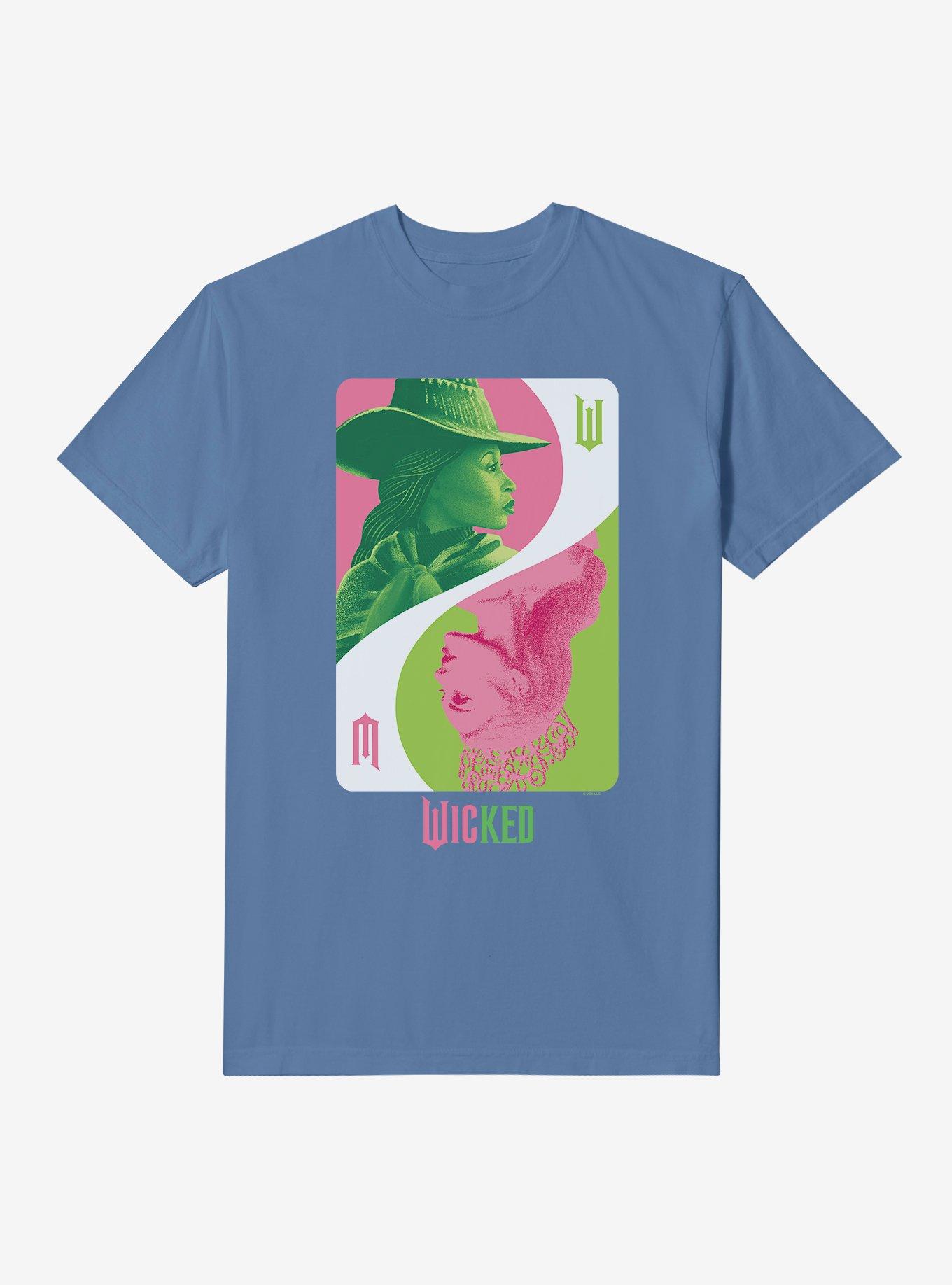 Wicked Elphaba Glinda Card Garment Dye T-Shirt, , hi-res