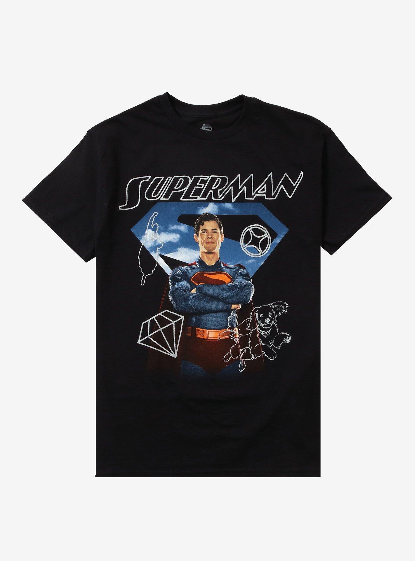 DC Comics Superman Art Portrait Girls T-Shirt, , hi-res