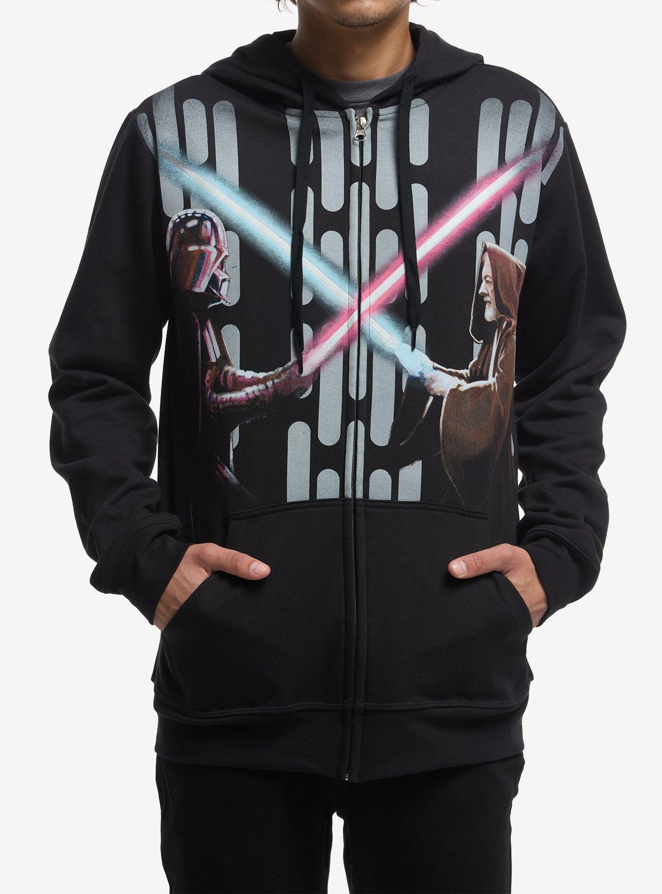 Our Universe Star Wars Darth Vader & Obi-Wan Battle Hoodie Our Universe Exclusive, , hi-res