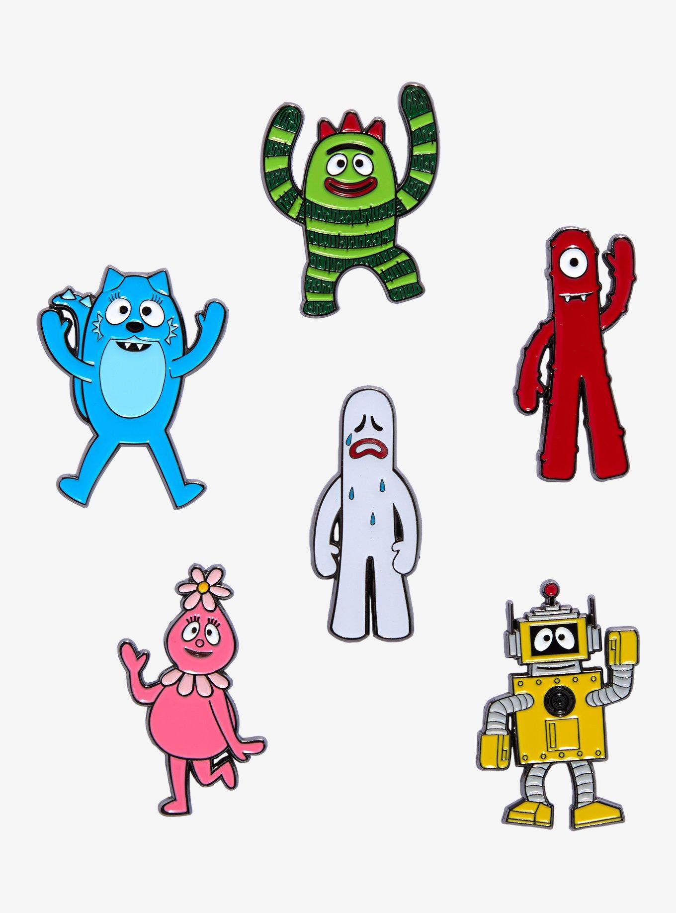 Yo Gabba Gabba! Characters Blind Box Enamel Pin - BoxLunch Exclusive, , hi-res