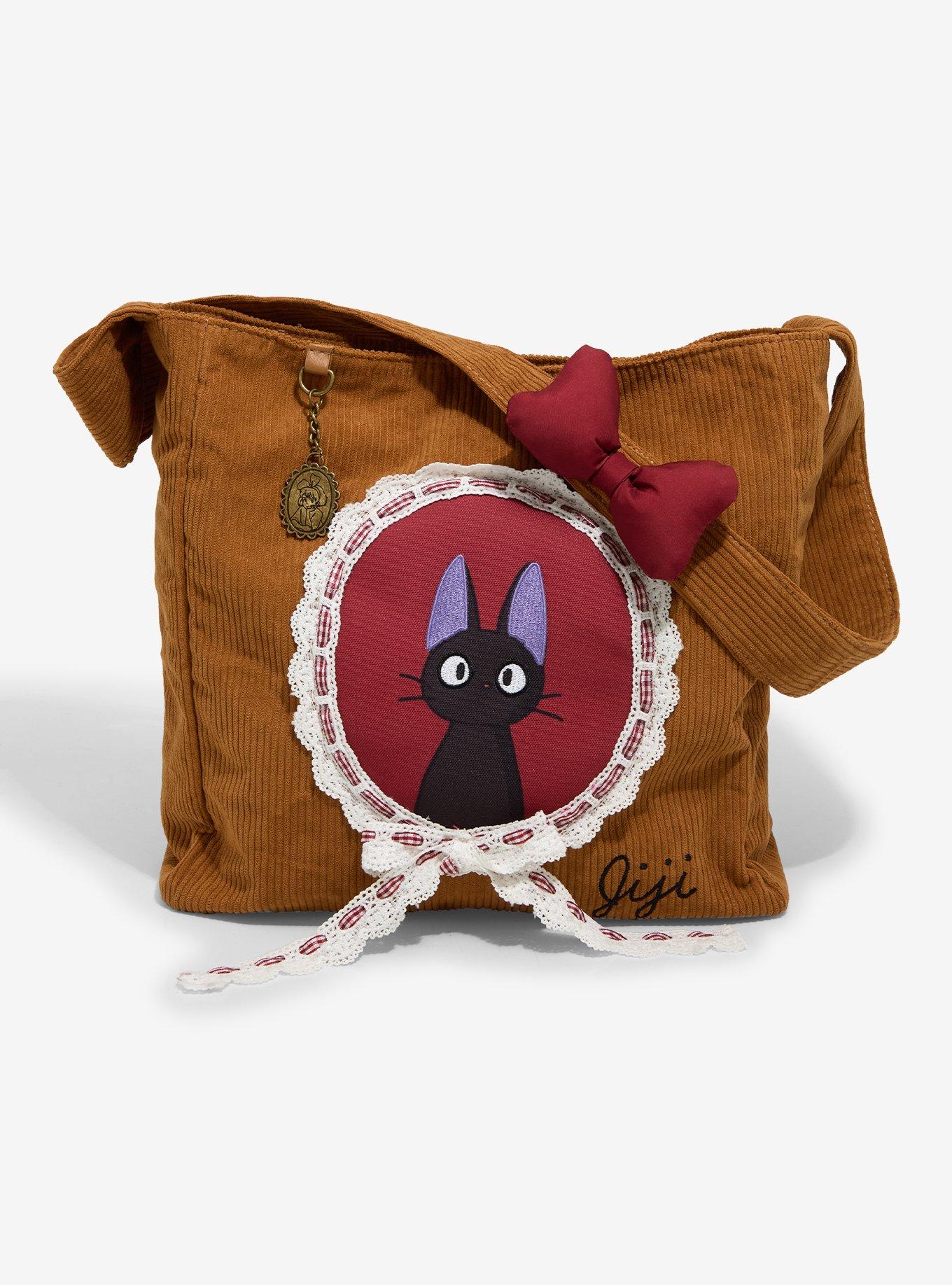 Her Universe Studio Ghibli® Kiki's Delivery Service Jiji Corduroy Shoulder Bag, , hi-res