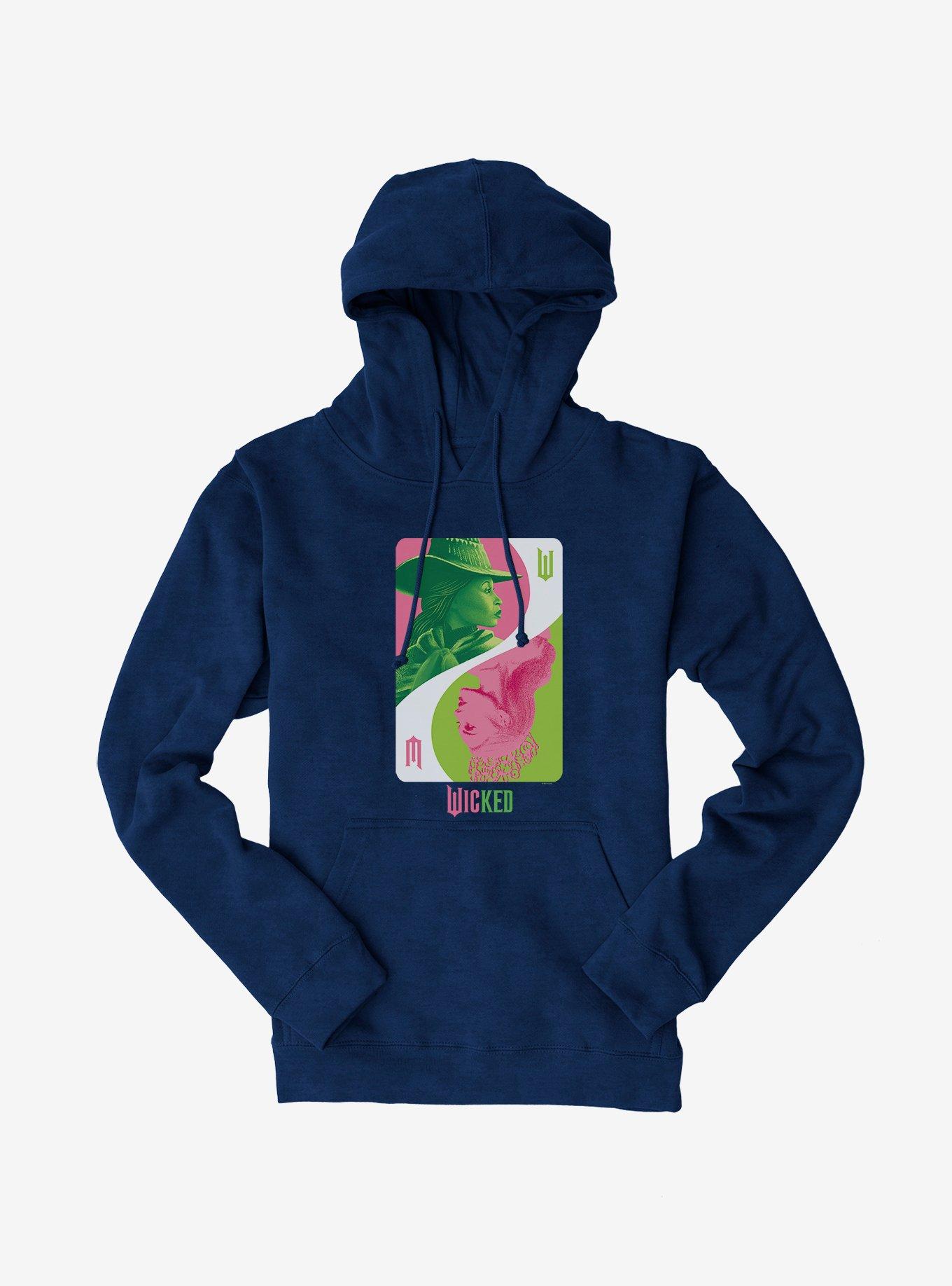 Wicked Elphaba Glinda Card Hoodie, , hi-res