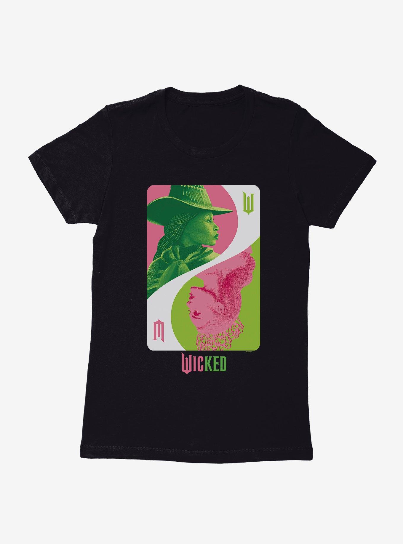 Wicked Elphaba Glinda Card Womens T-Shirt, , hi-res