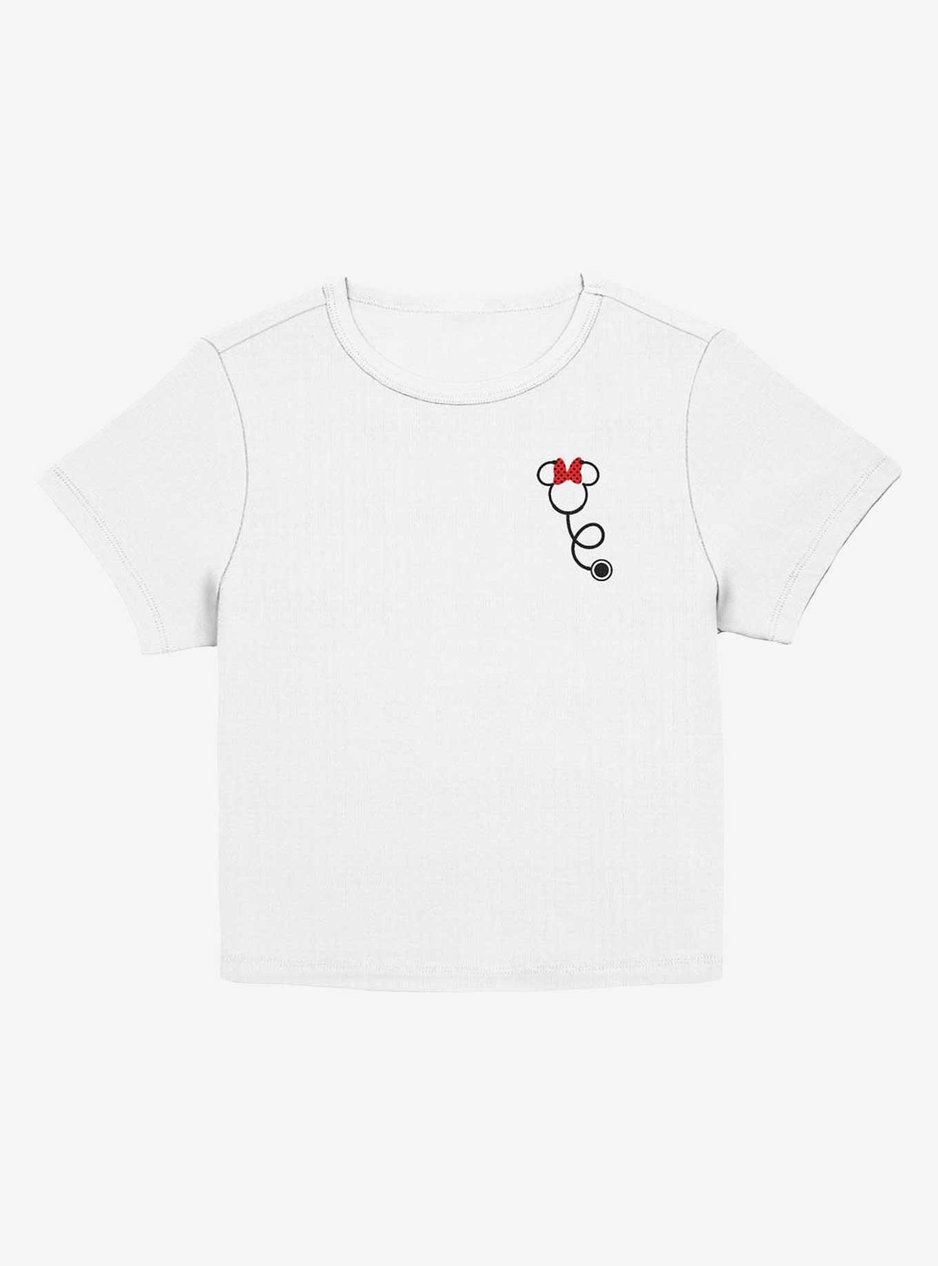 Disney Minnie Mouse Minnie Stethoscope Pocket Girls Baby T-Shirt, EGRET, hi-res
