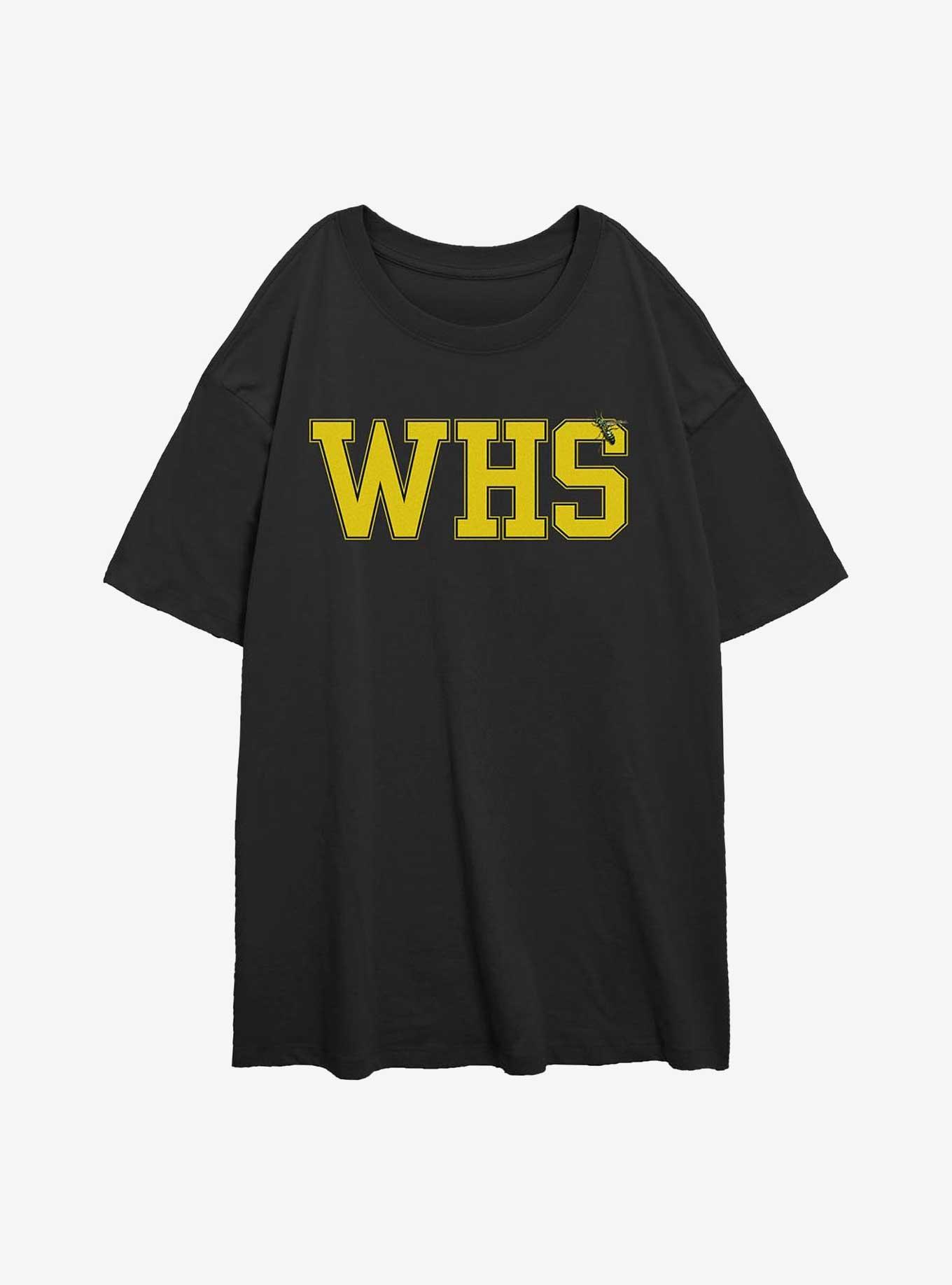 Yellowjackets High School Logo Girls Oversized T-Shirt