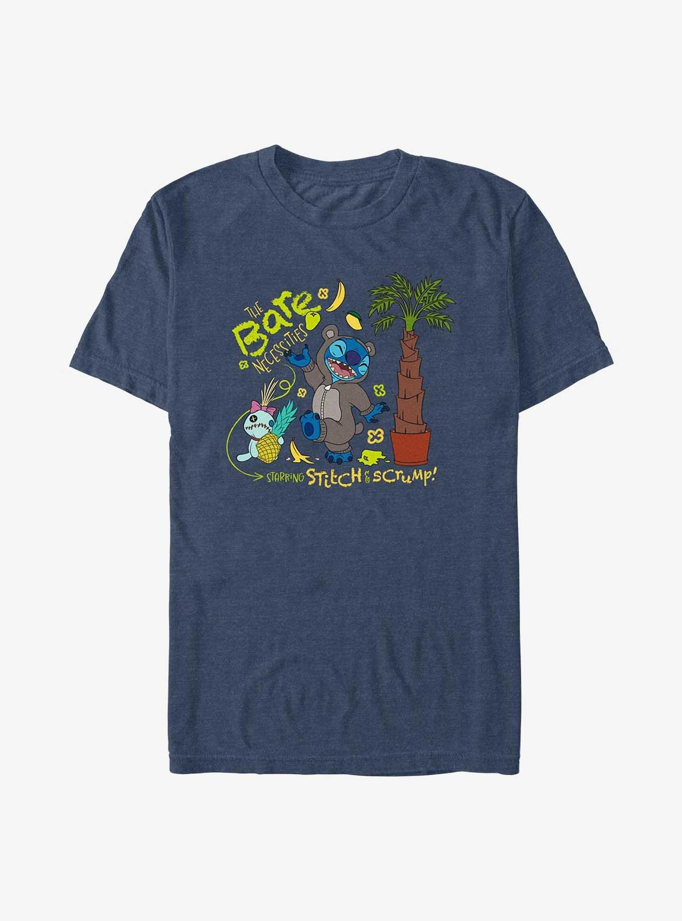 Disney Lilo & Stitch The Bare Necessities T-Shirt, NAVY HTR, hi-res