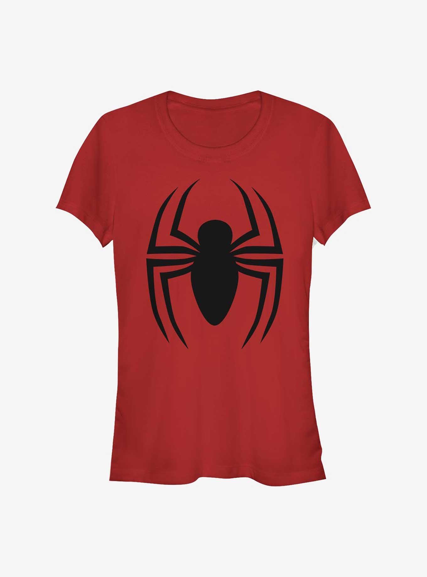 Marvel Spider-Man Spider Icon Girls T-Shirt, RED, hi-res