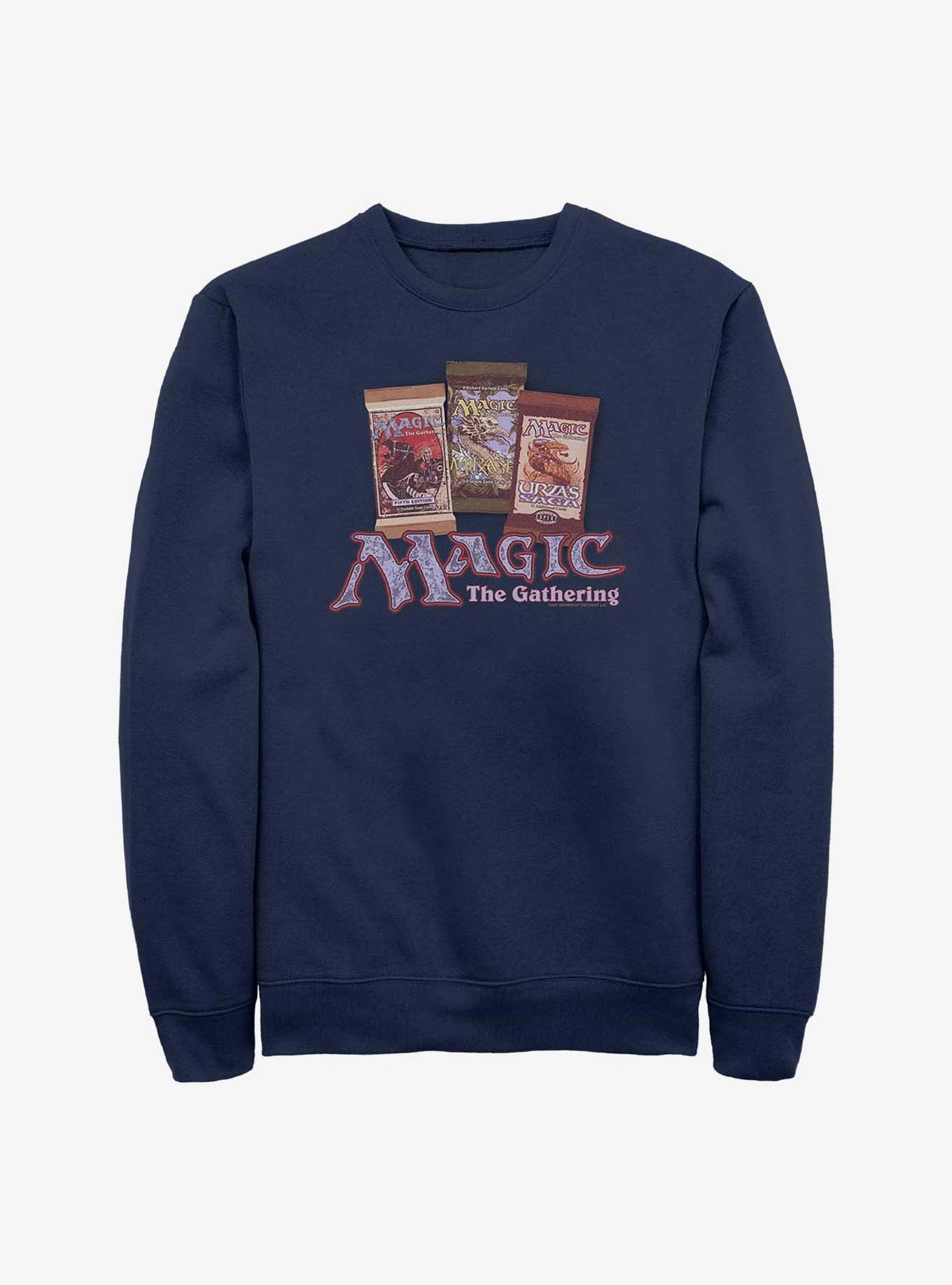 Magic: The Gathering Card Packs Sweatshirt, NAVY, hi-res