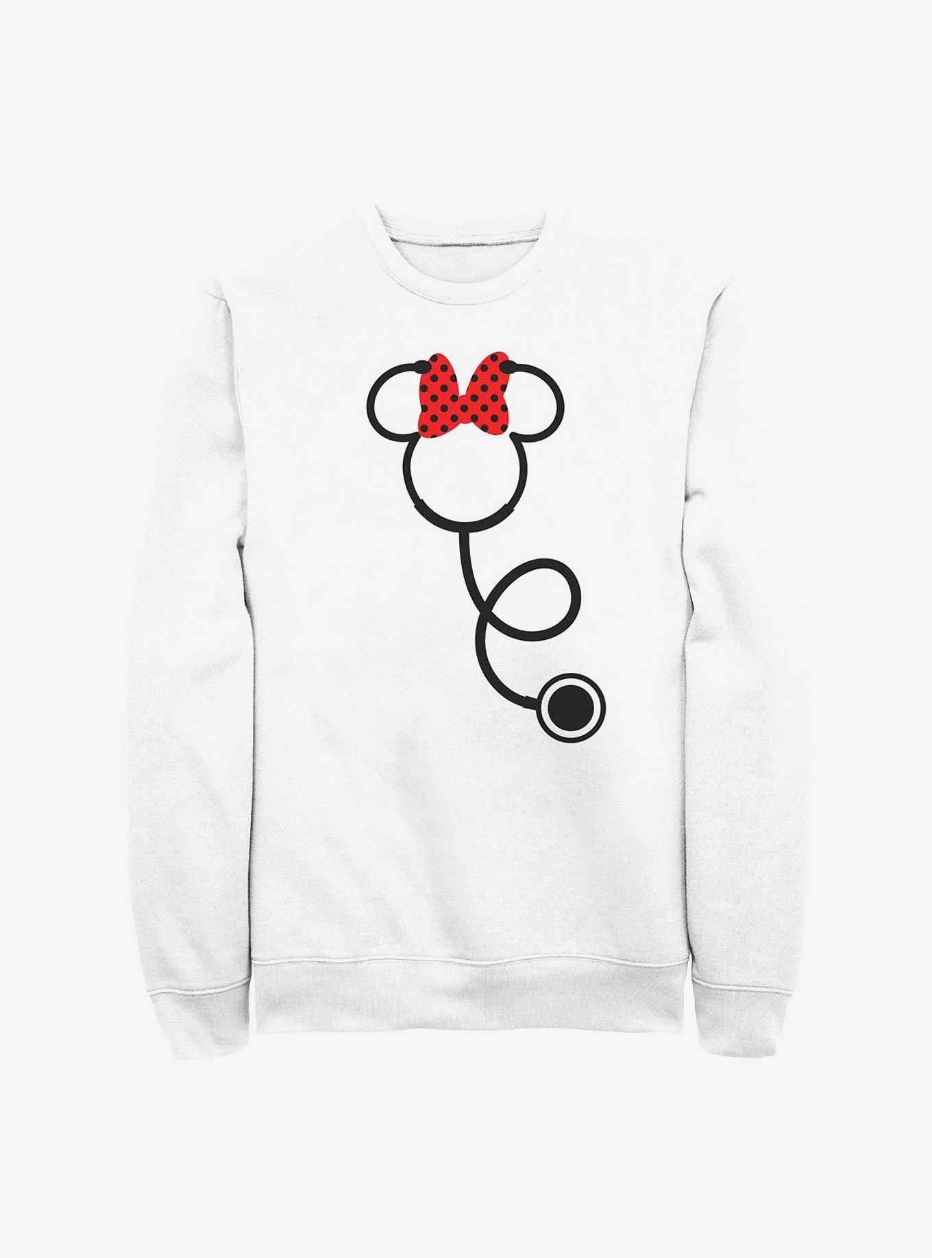 Disney Minnie Mouse Minnie Stethoscope Sweatshirt, WHITE, hi-res