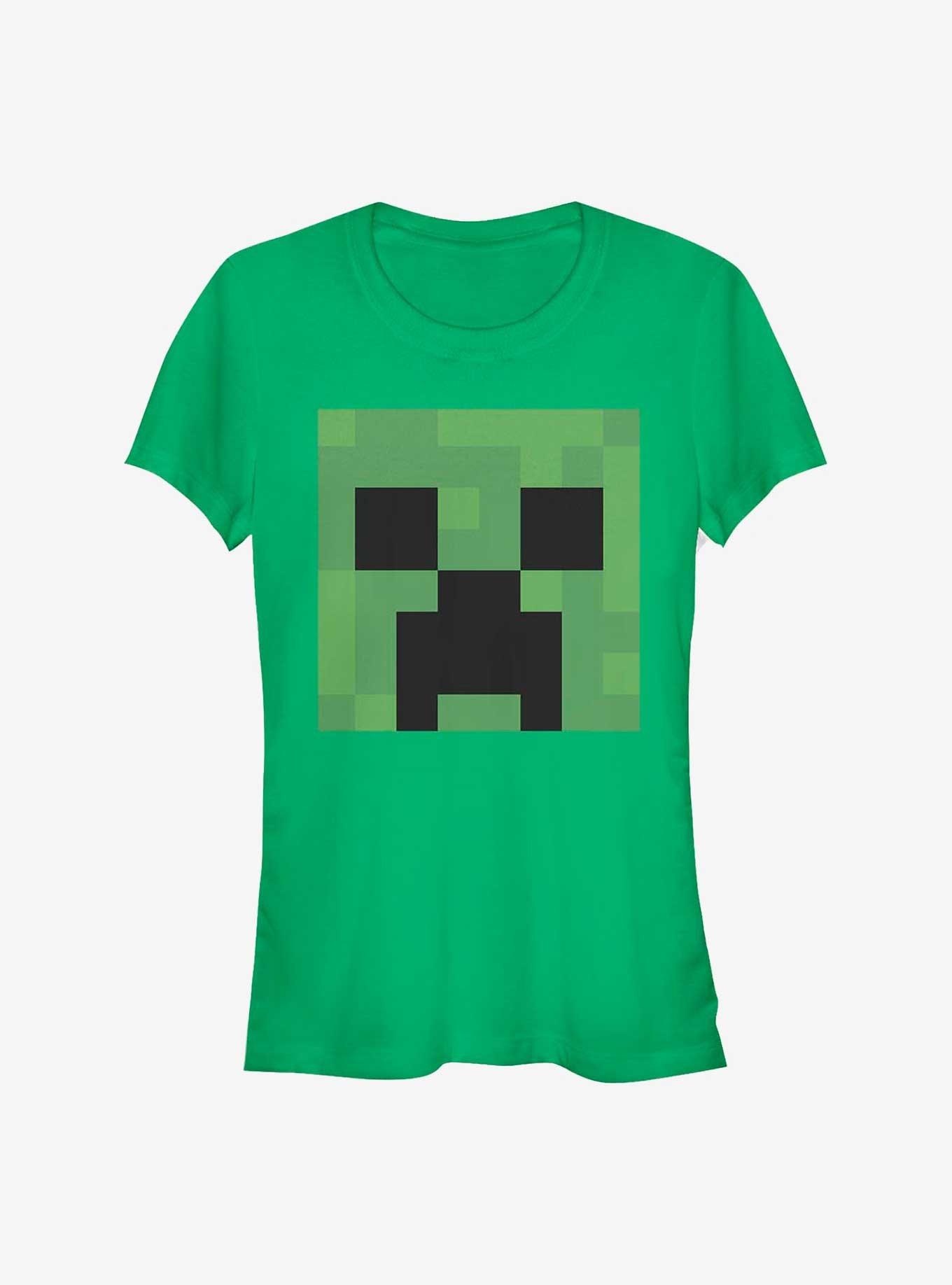 Minecraft Creeper Big Face Girls T-Shirt