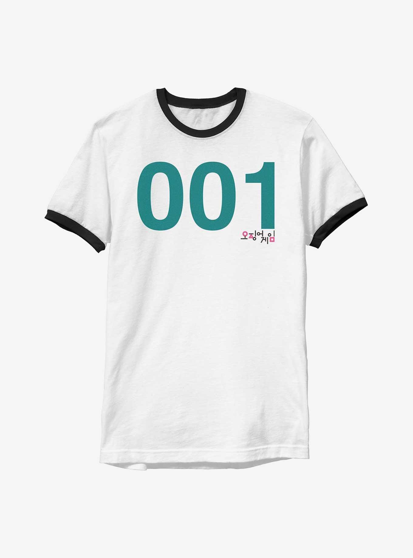 Squid Game Costume 001 Ringer T-Shirt, , hi-res