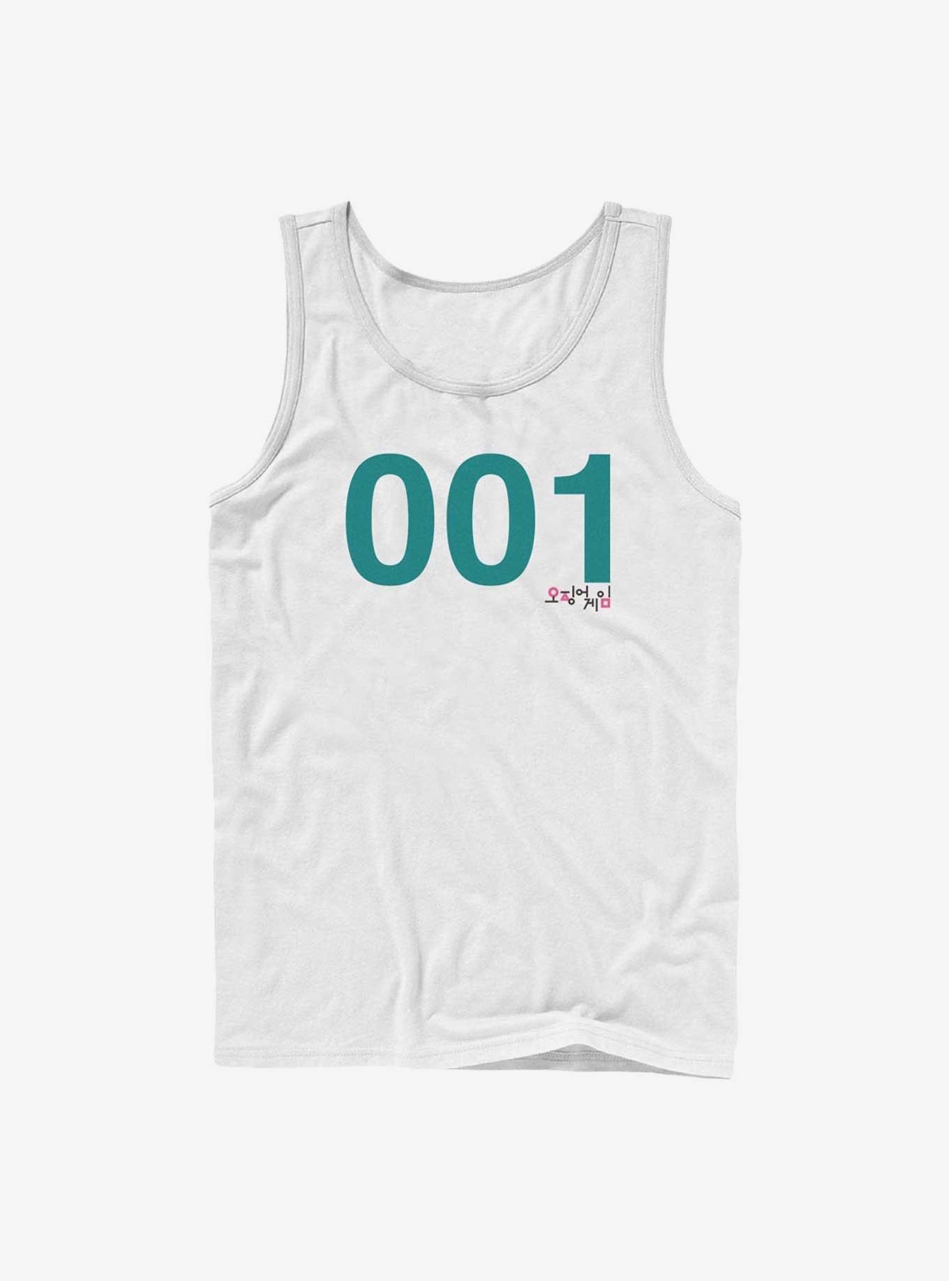 Squid Game Costume 001 Tank, WHITE, hi-res
