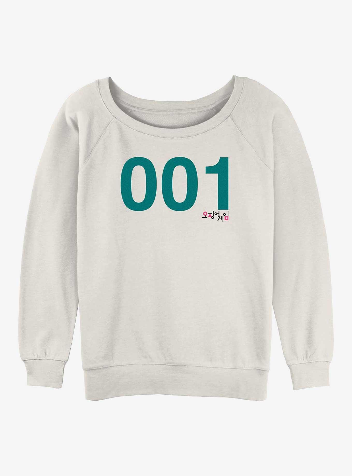 Squid Game Costume 001 Girls Slouchy Sweatshirt, , hi-res