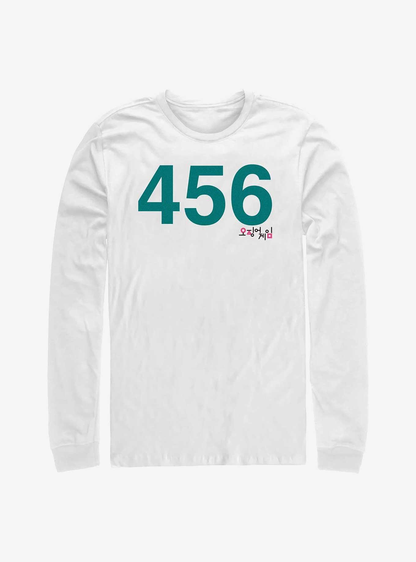 Squid Game Costume 456 Long-Sleeve T-Shirt, , hi-res