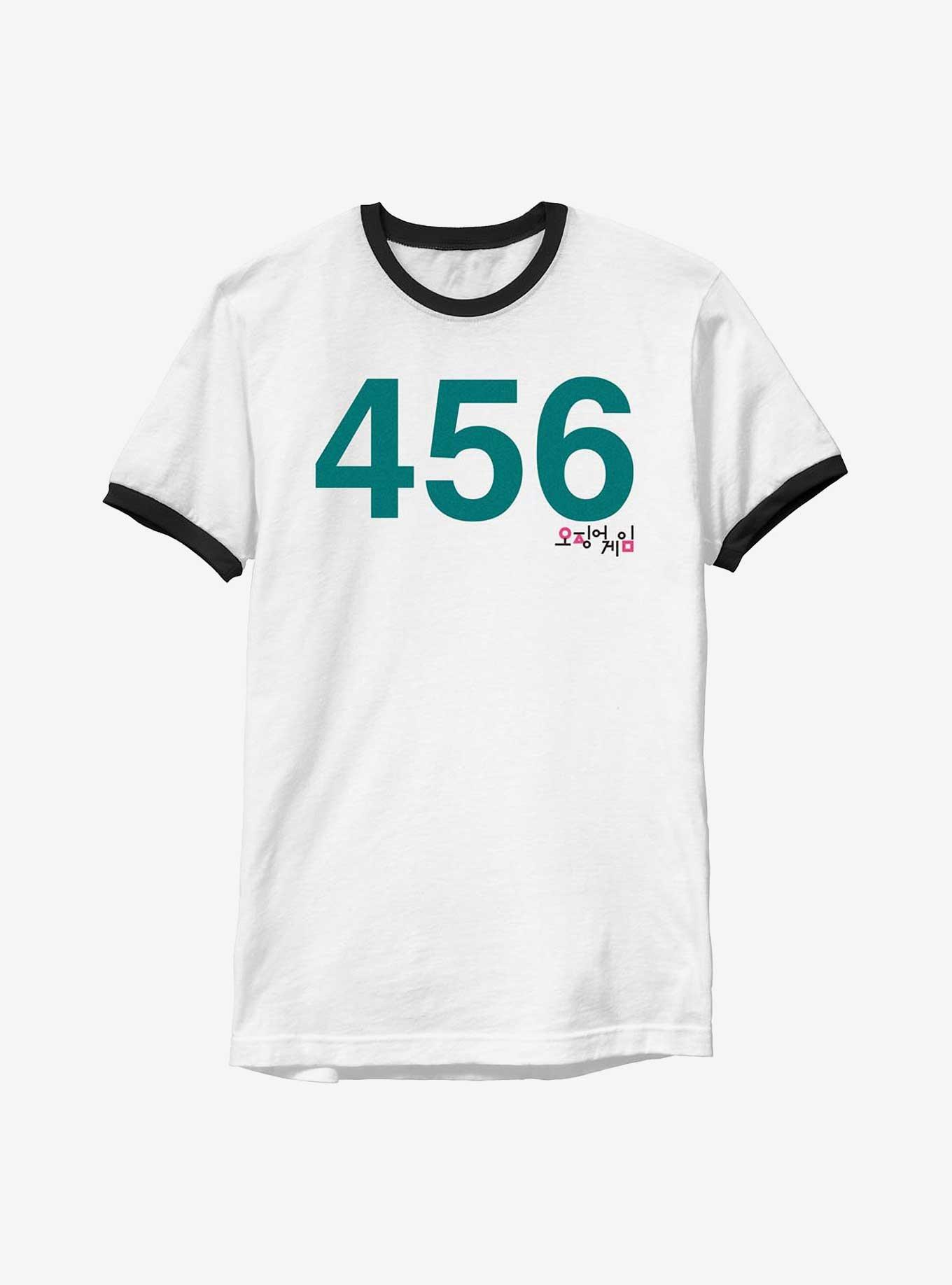 Squid Game Costume 456 Ringer T-Shirt, , hi-res