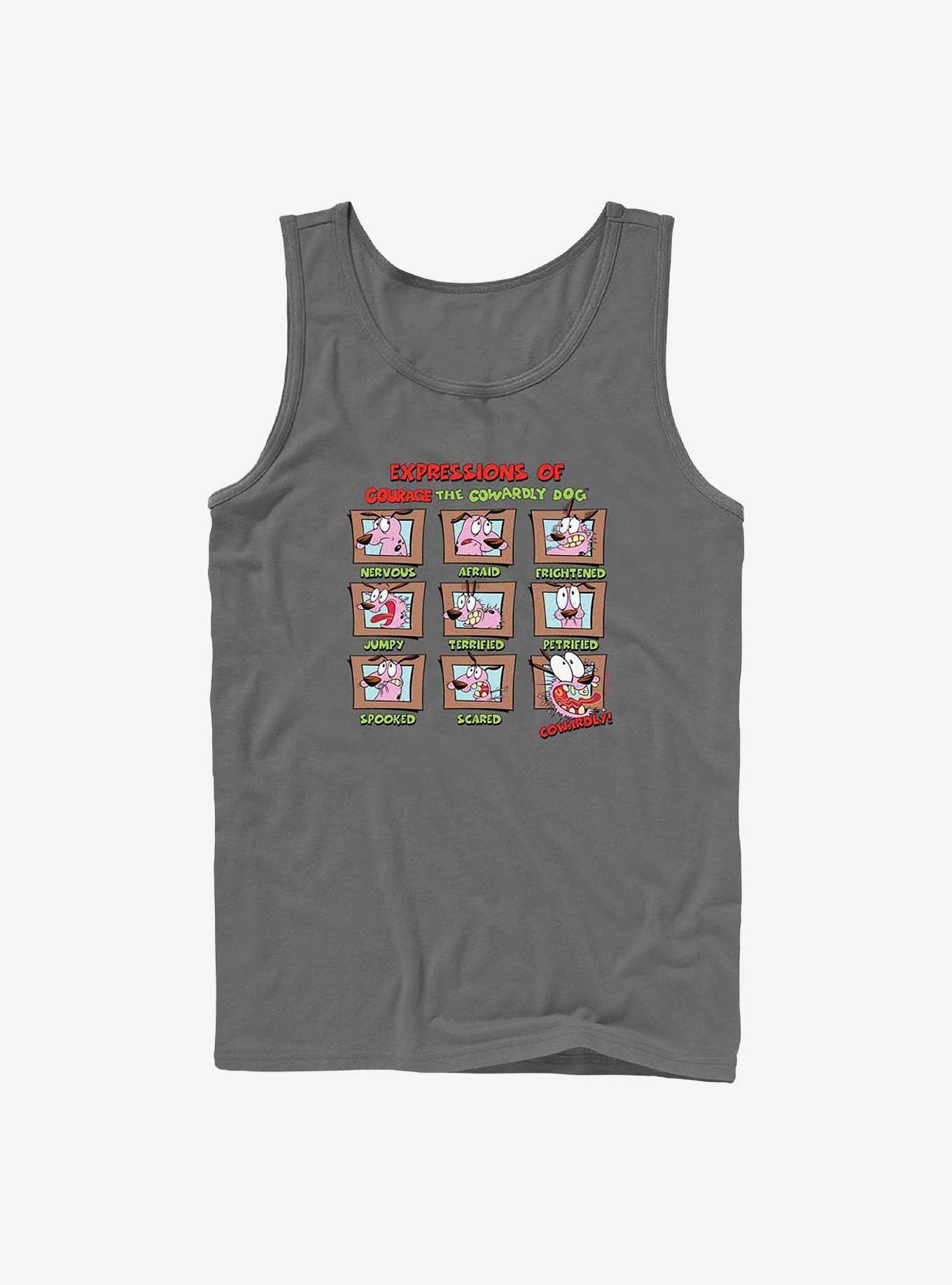 Courage the Cowardly Dog Cowardly Expressions Tank