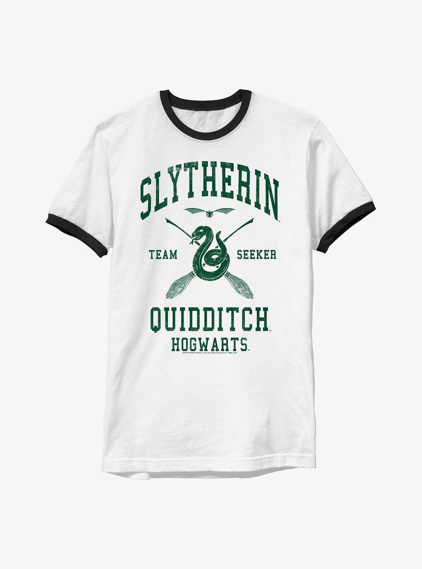 Harry Potter Slytherin Quidditch Seeker Ringer T-Shirt, , hi-res
