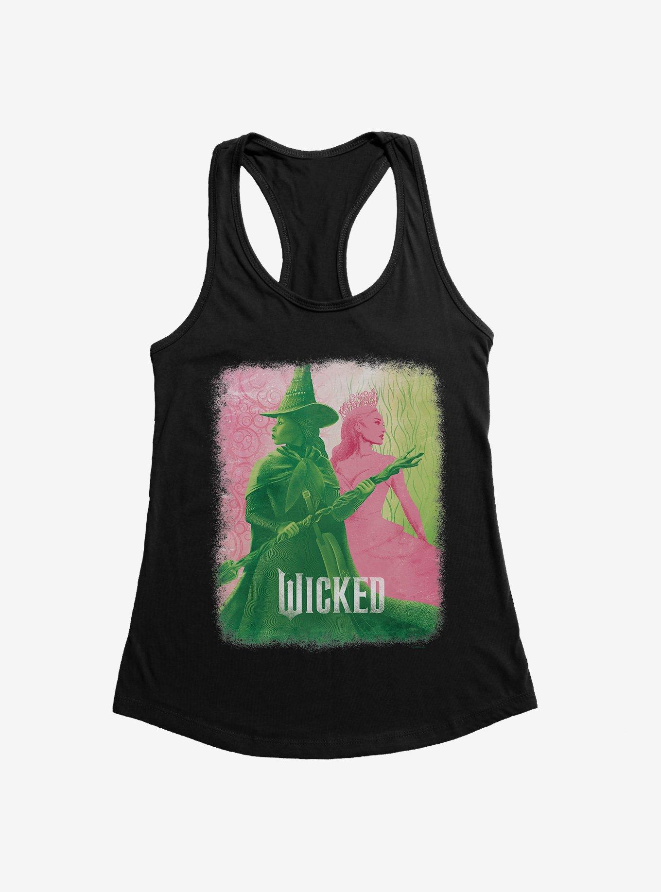 Wicked Elphaba Glinda Split Womens Tank Top, , hi-res