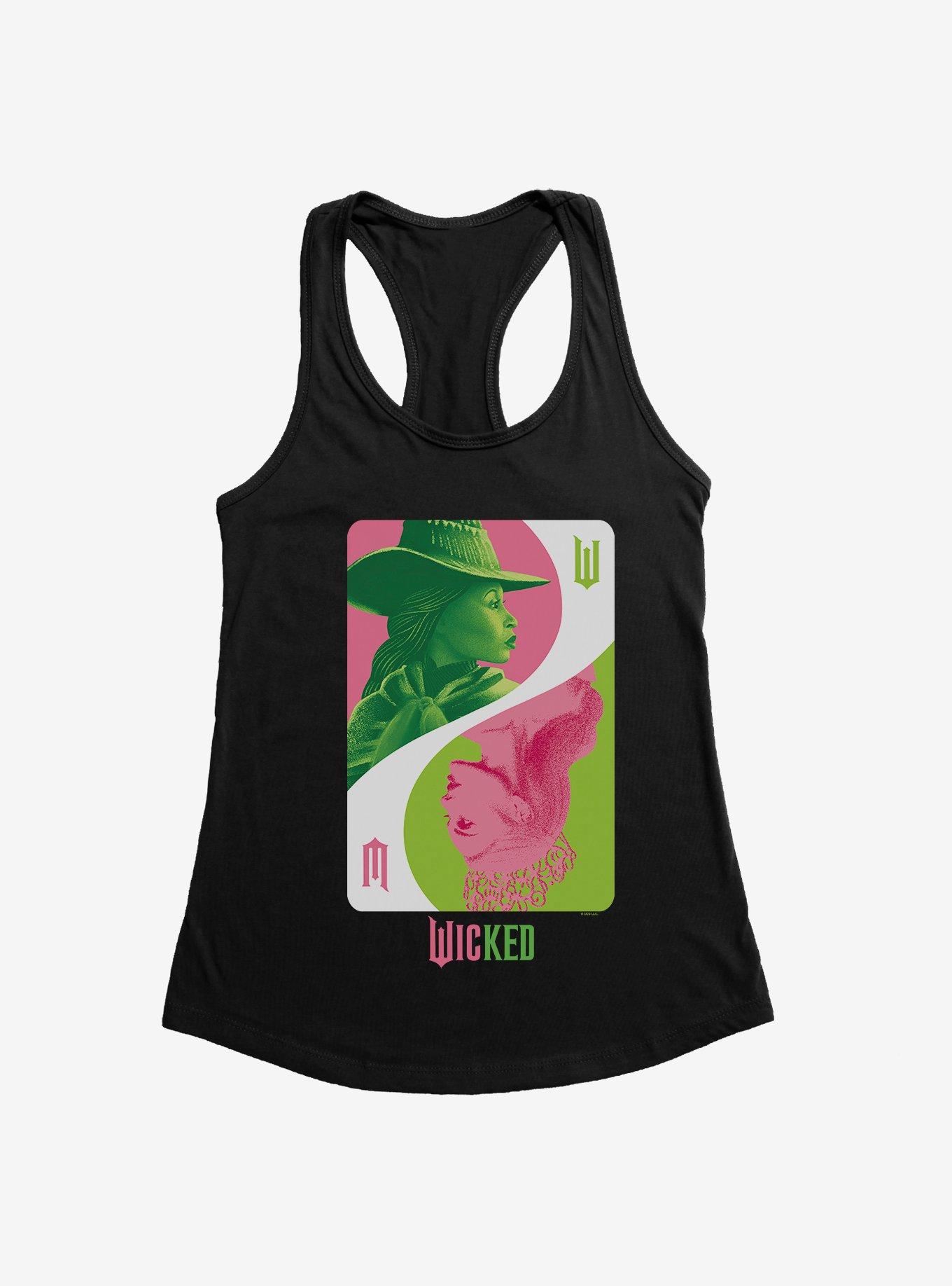 Wicked Elphaba Glinda Card Womens Tank Top, , hi-res