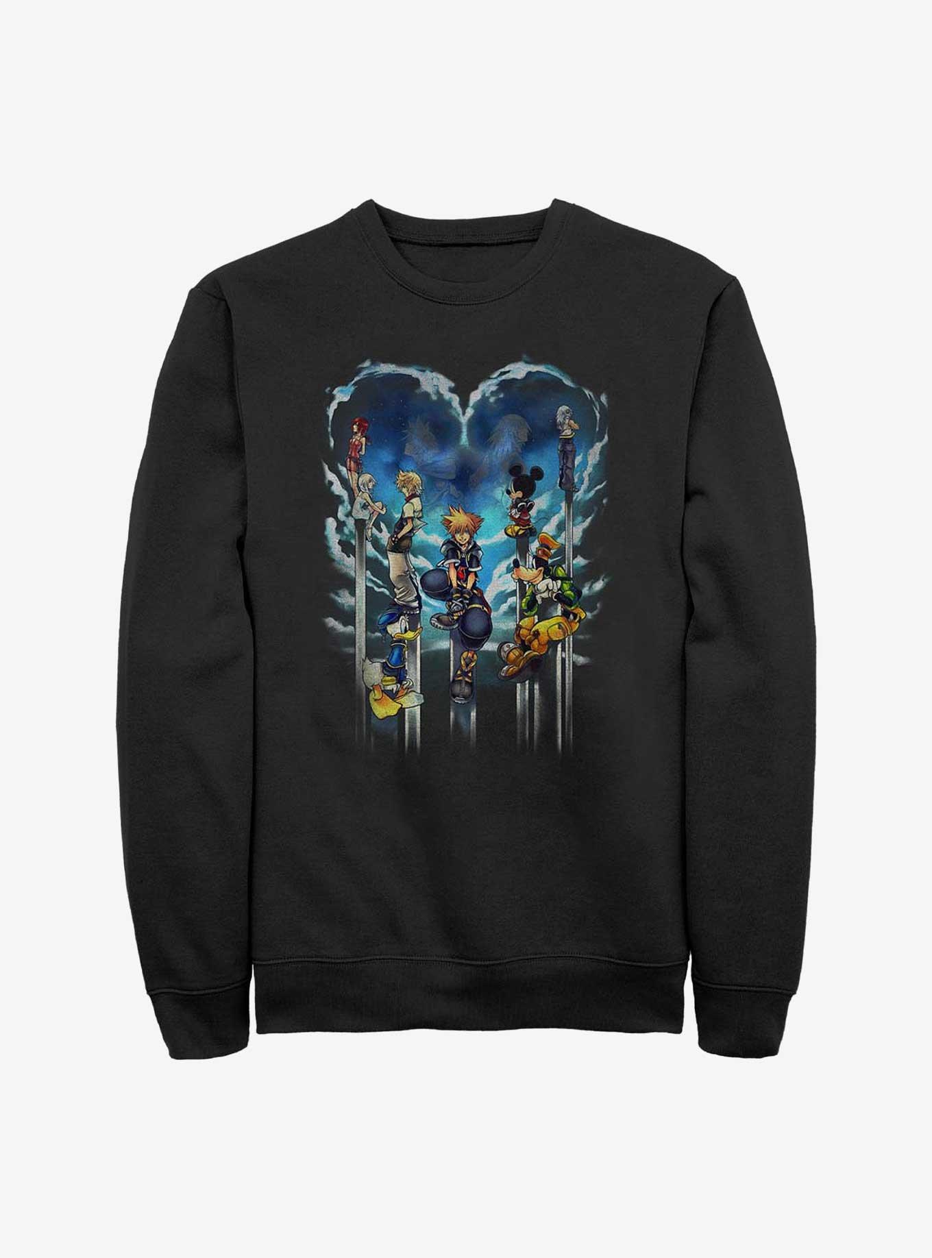 Disney Kingdom Hearts Clouded Horizon Sweatshirt, , hi-res