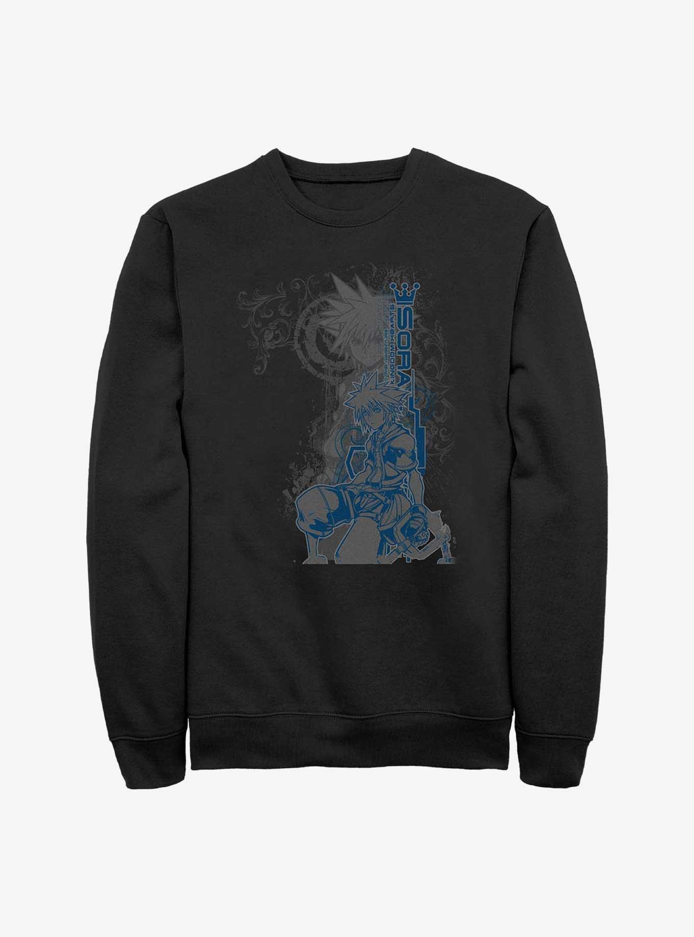 Disney Kingdom Hearts Sora Adventures Sweatshirt, BLACK, hi-res