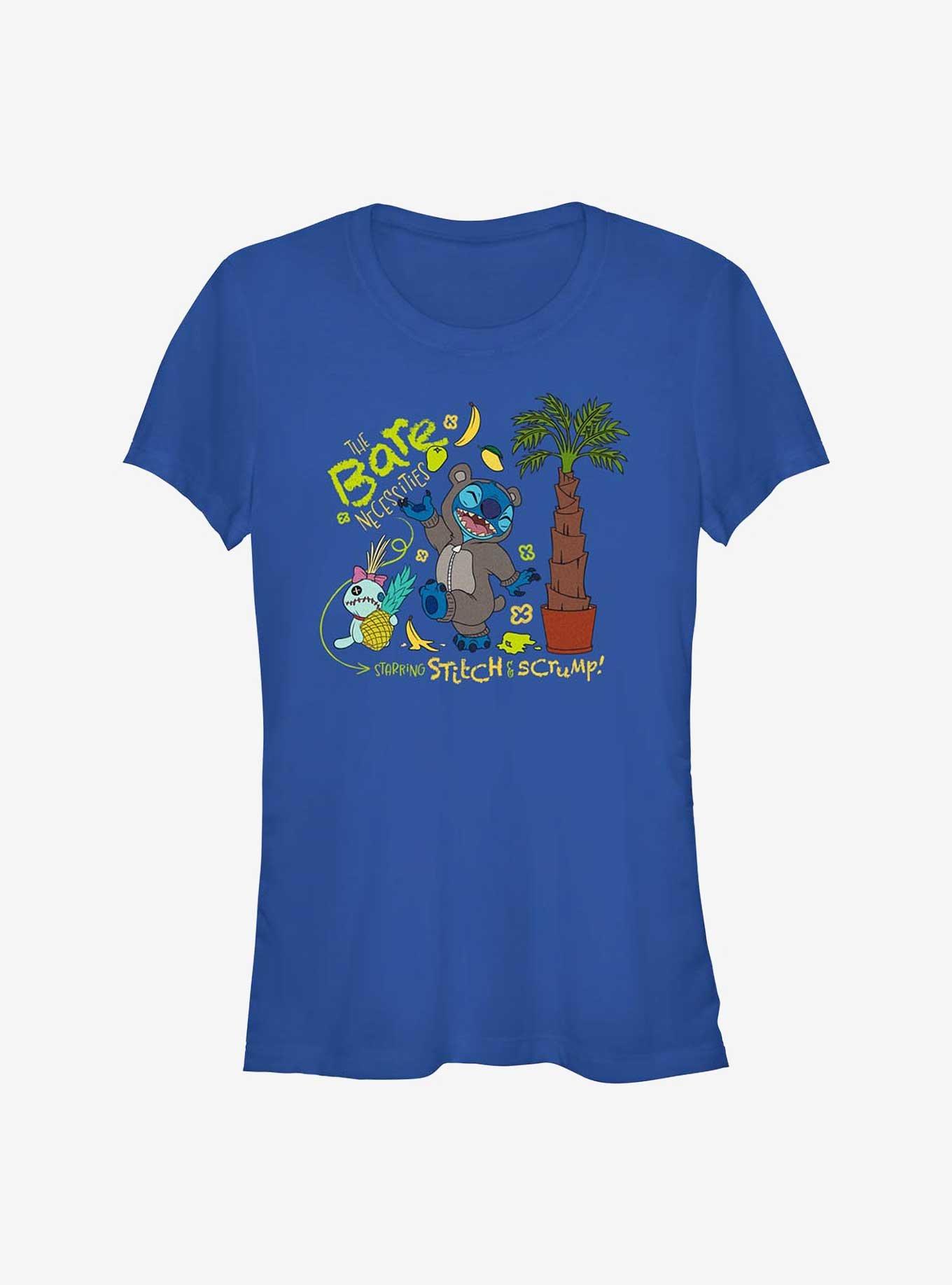 Disney Lilo & Stitch The Bare Necessities Girls T-Shirt, ROYAL, hi-res