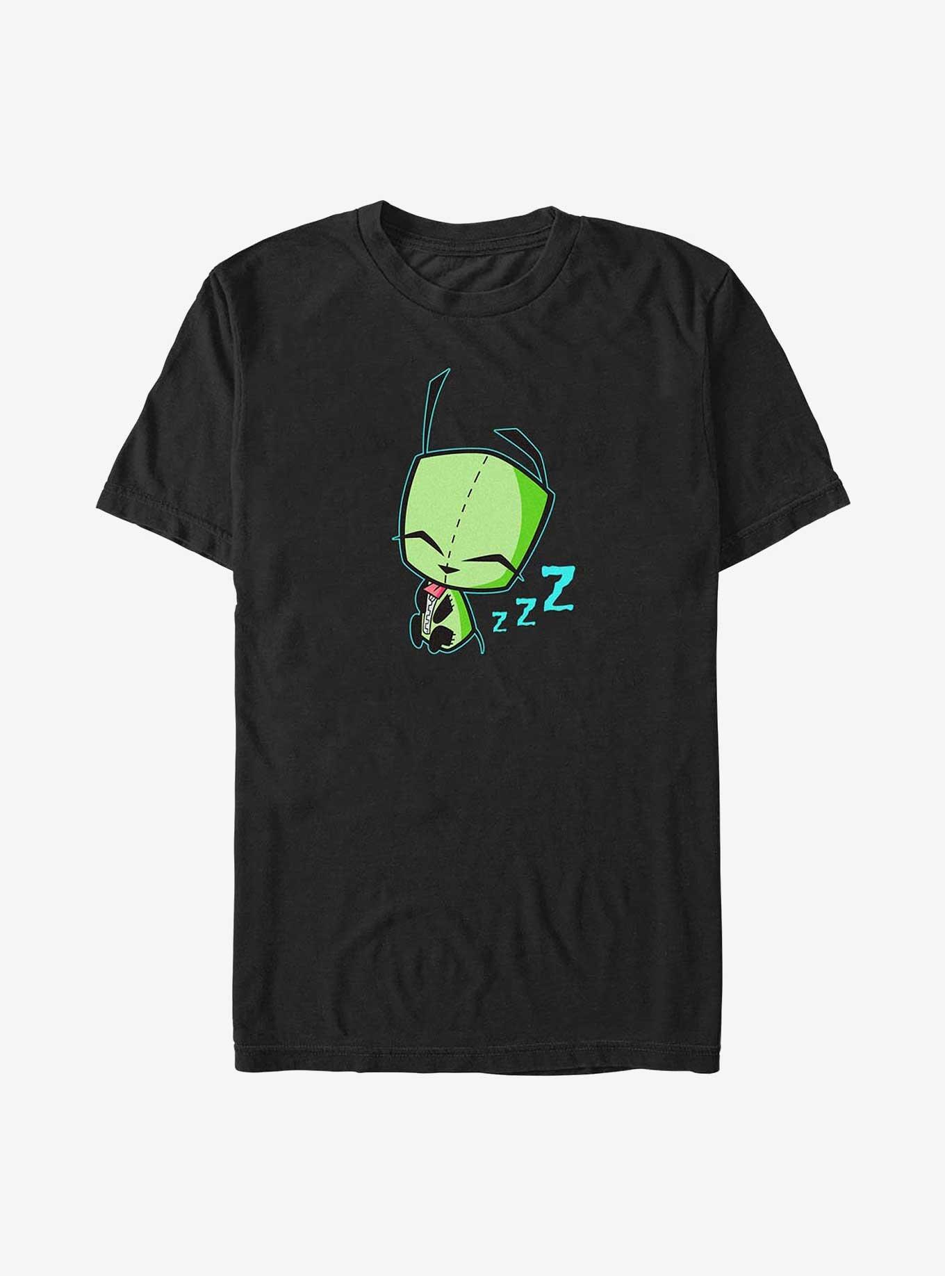 Invader ZIM Sleepy Gir Art T-Shirt, BLACK, hi-res