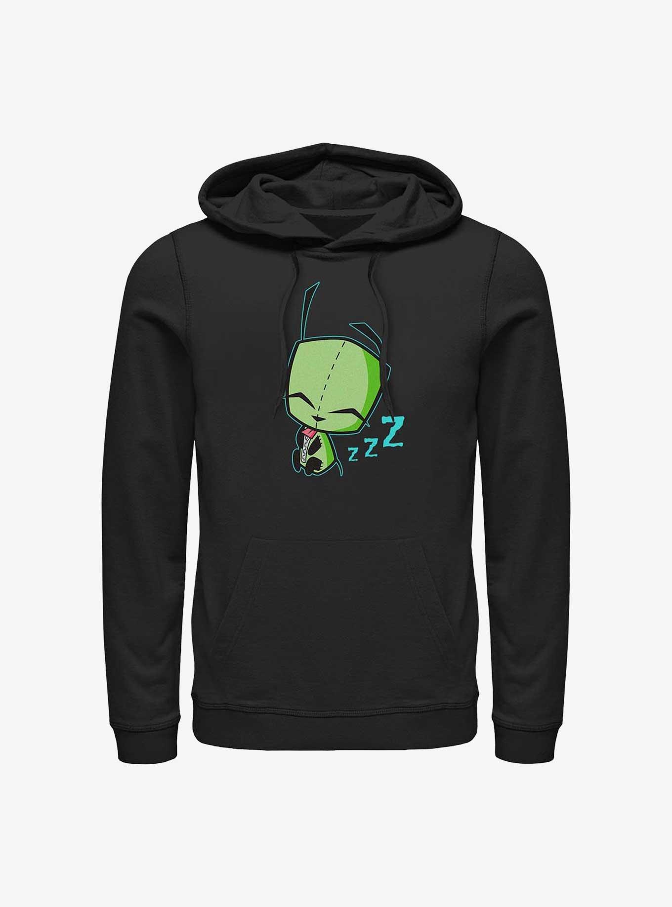 Invader ZIM Sleepy Gir Art Hoodie, BLACK, hi-res