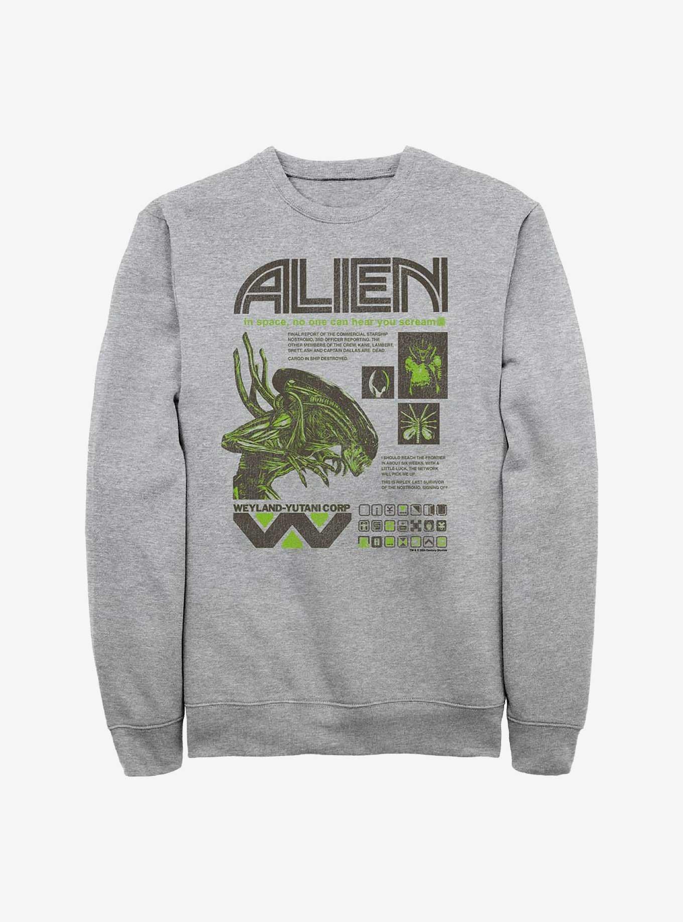 Alien Quotes Sweatshirt, , hi-res