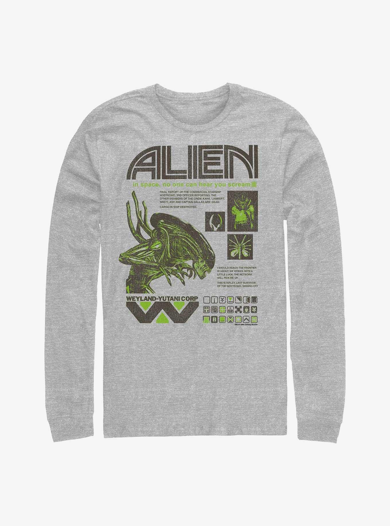 Alien Quotes Long-Sleeve T-Shirt