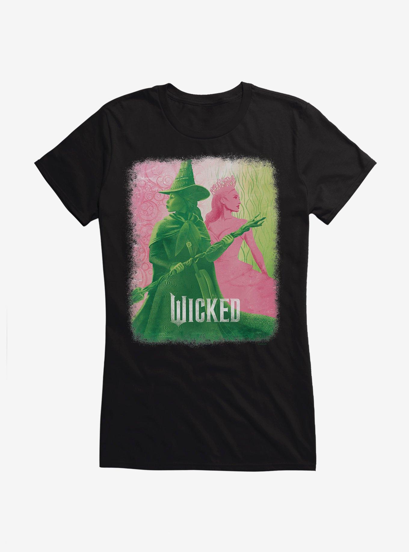 Wicked Elphaba Glinda Split Girls T-Shirt